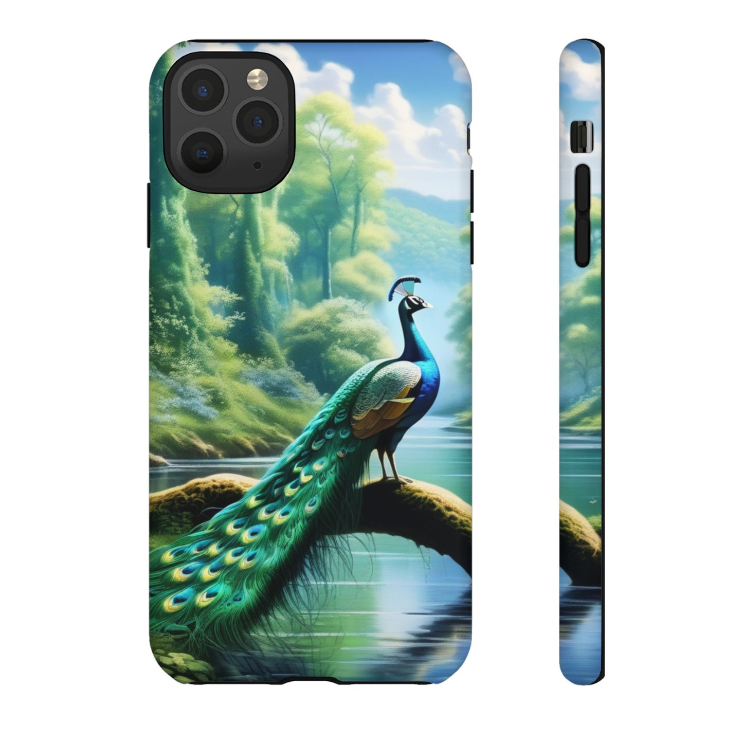 Feathers of Elegance (Peacock) Phone Case