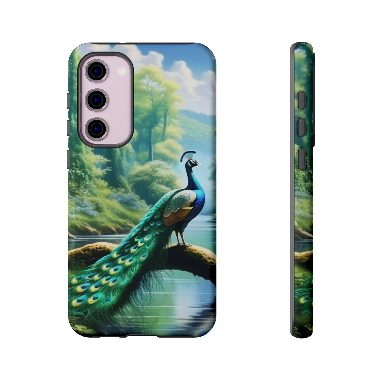 Feathers of Elegance (Peacock) Phone Case