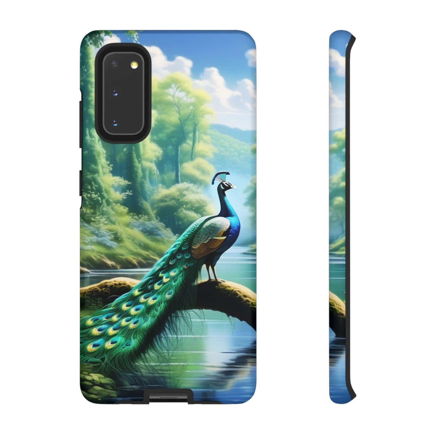 Feathers of Elegance (Peacock) Phone Case
