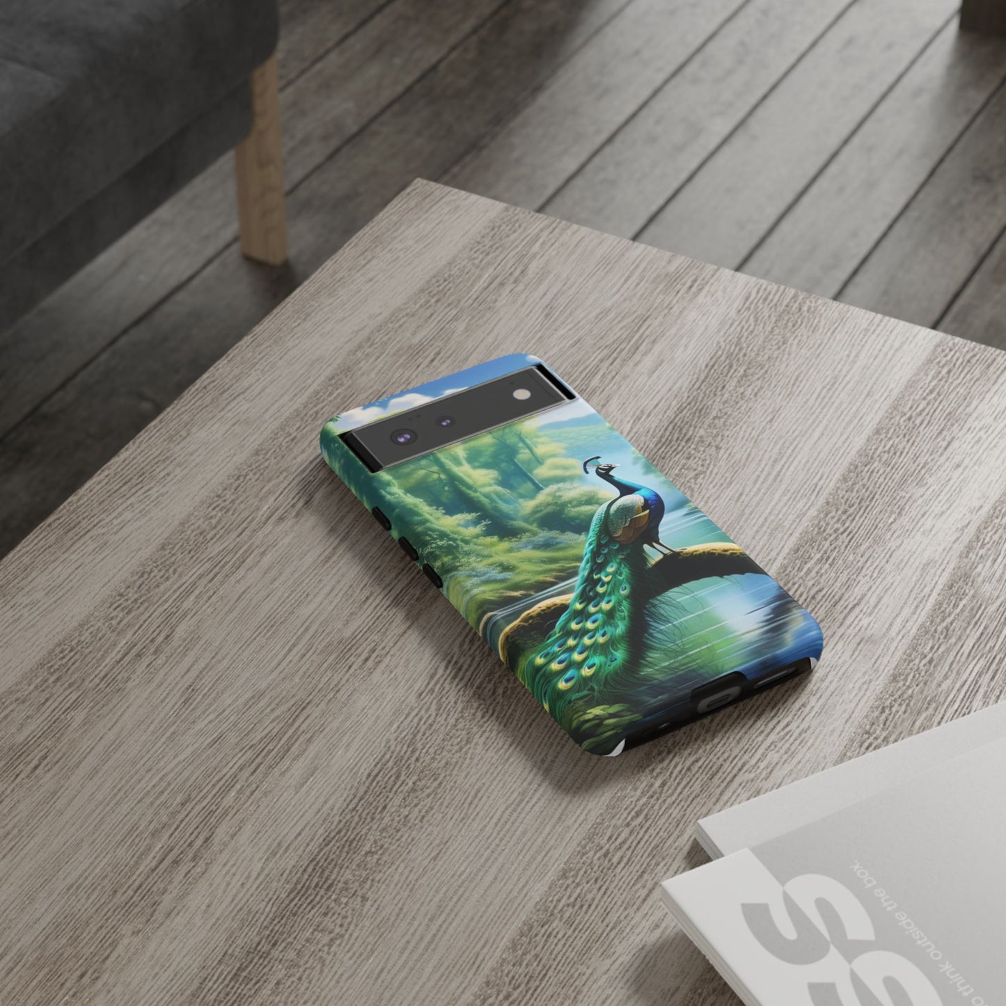 Feathers of Elegance (Peacock) Phone Case