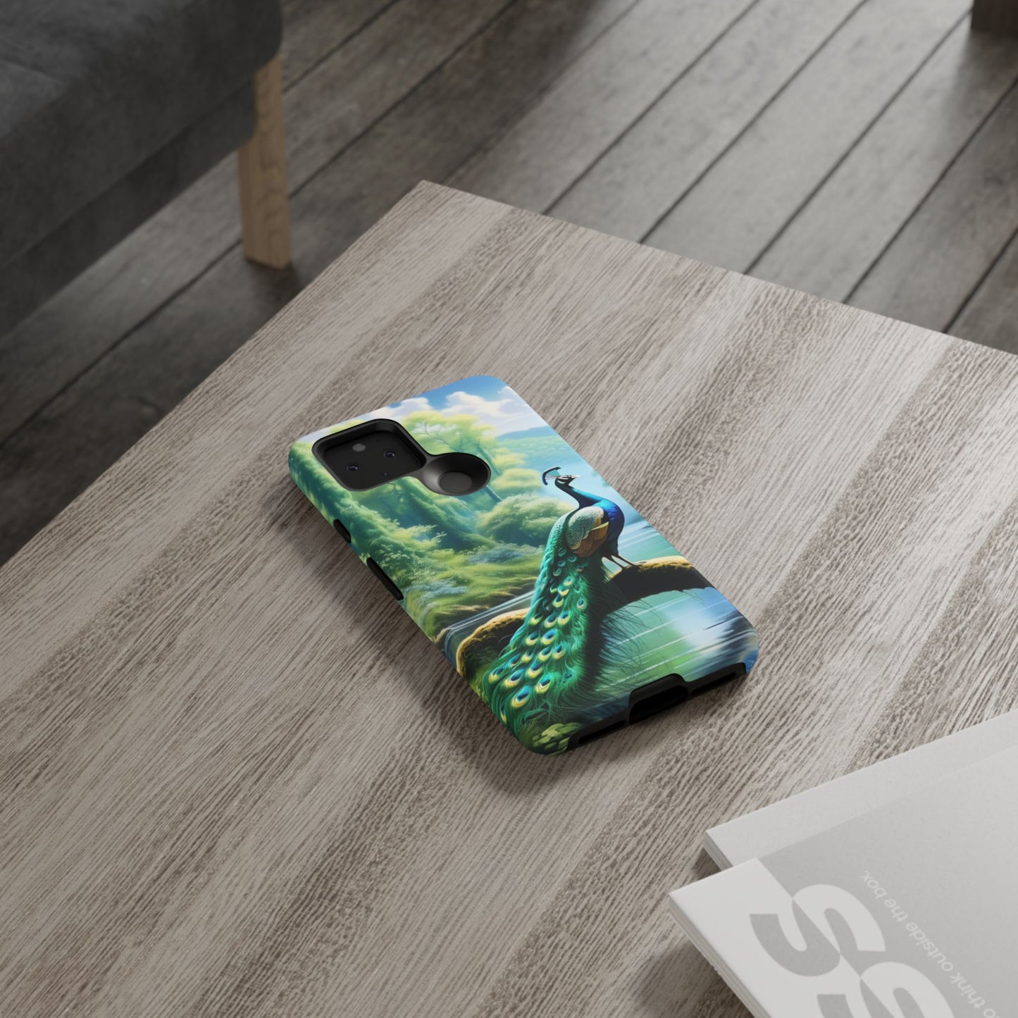 Feathers of Elegance (Peacock) Phone Case