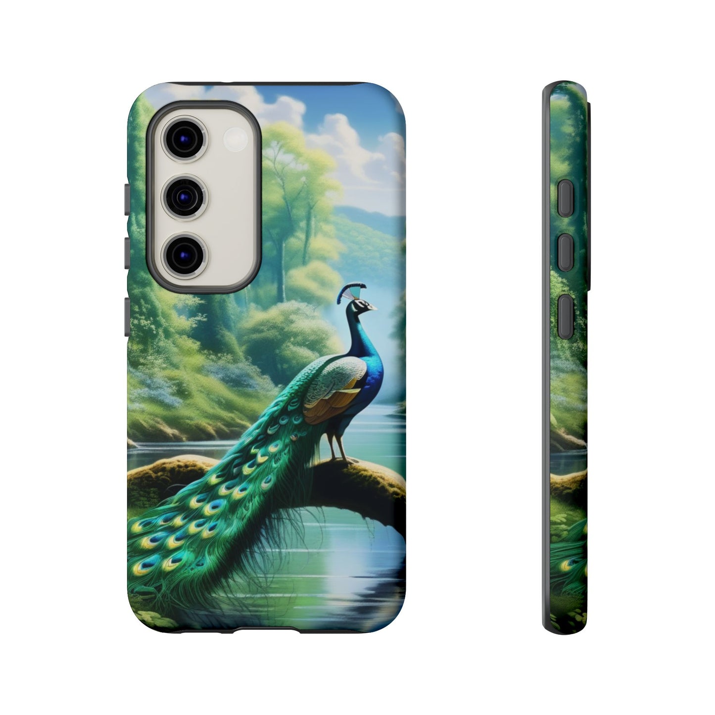 Feathers of Elegance (Peacock) Phone Case