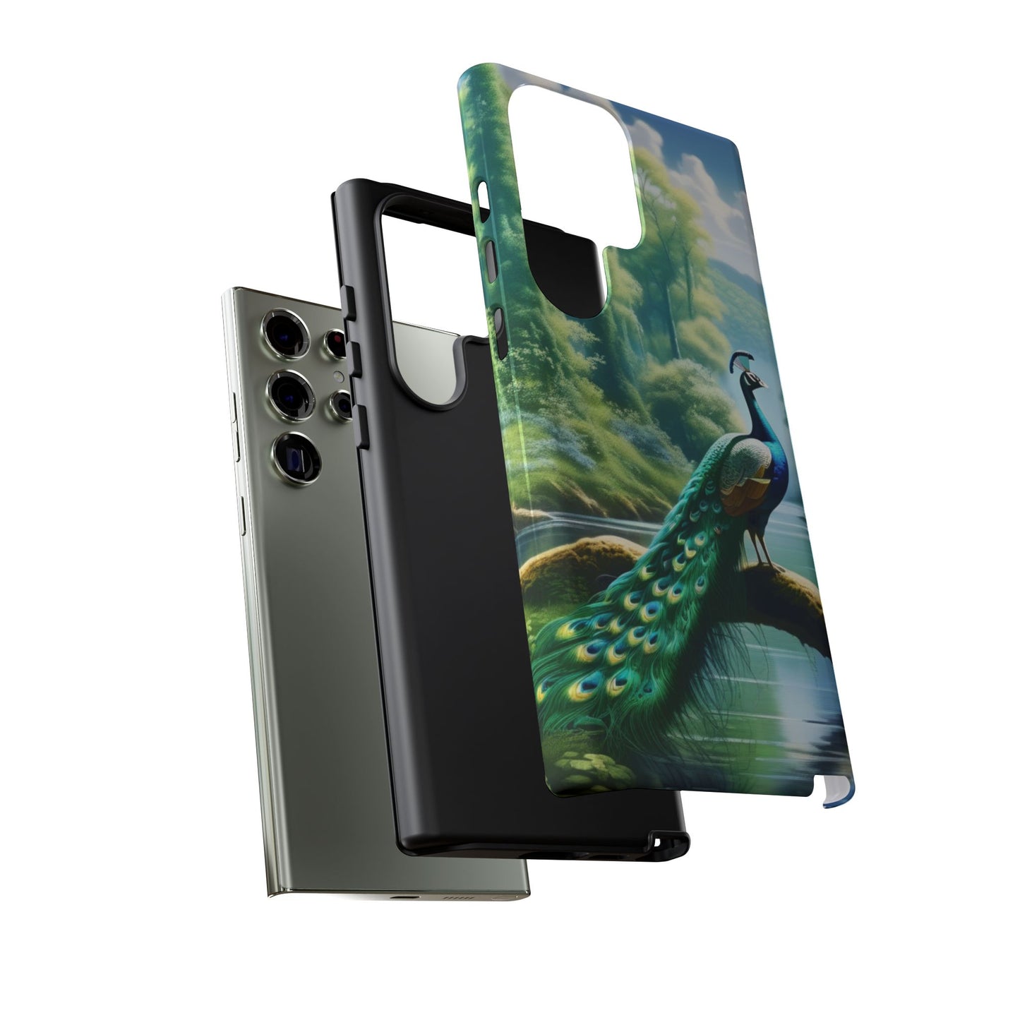 Feathers of Elegance (Peacock) Phone Case