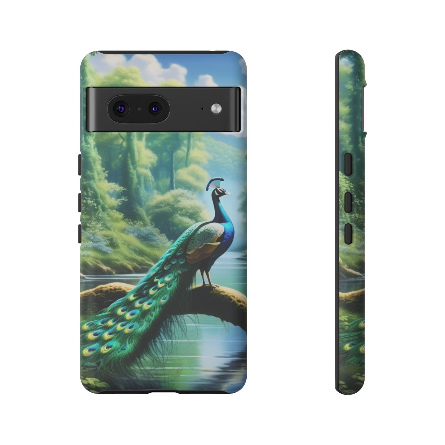 Feathers of Elegance (Peacock) Phone Case