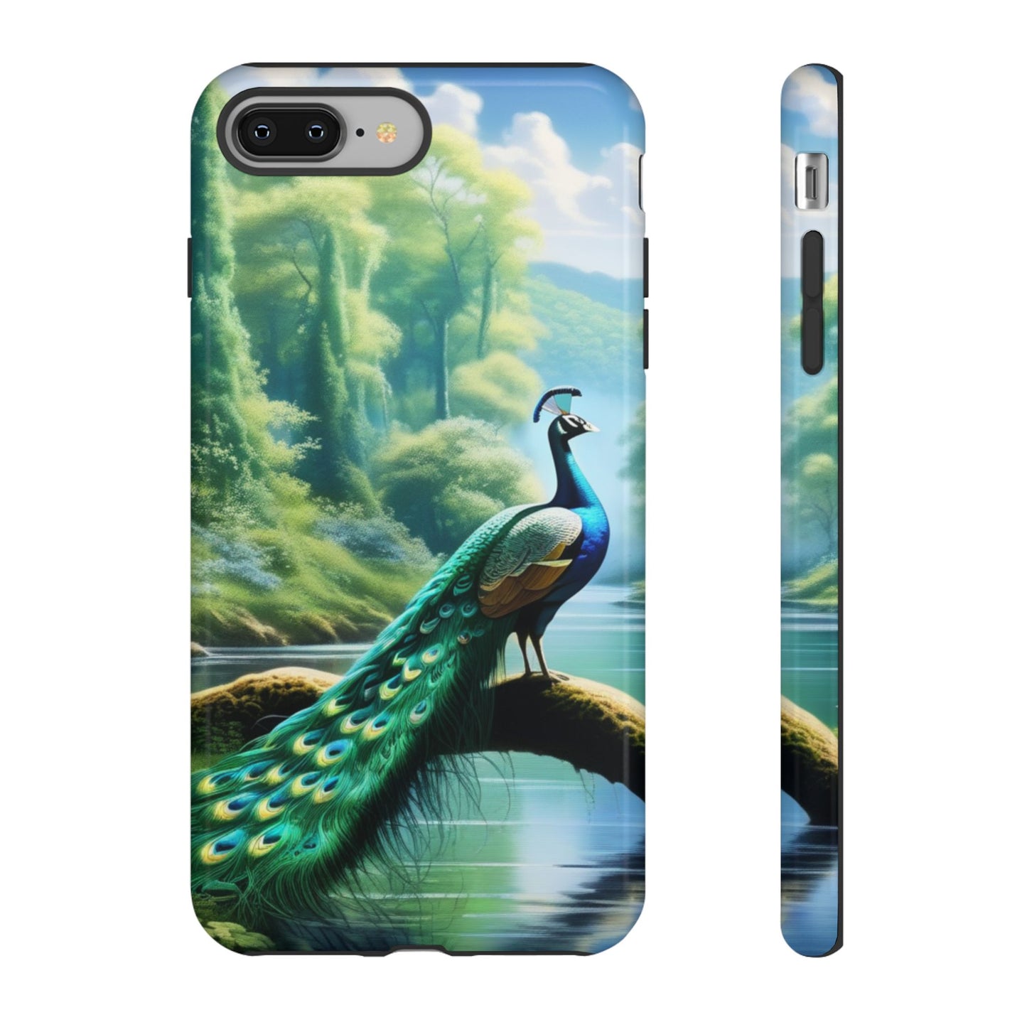 Feathers of Elegance (Peacock) Phone Case