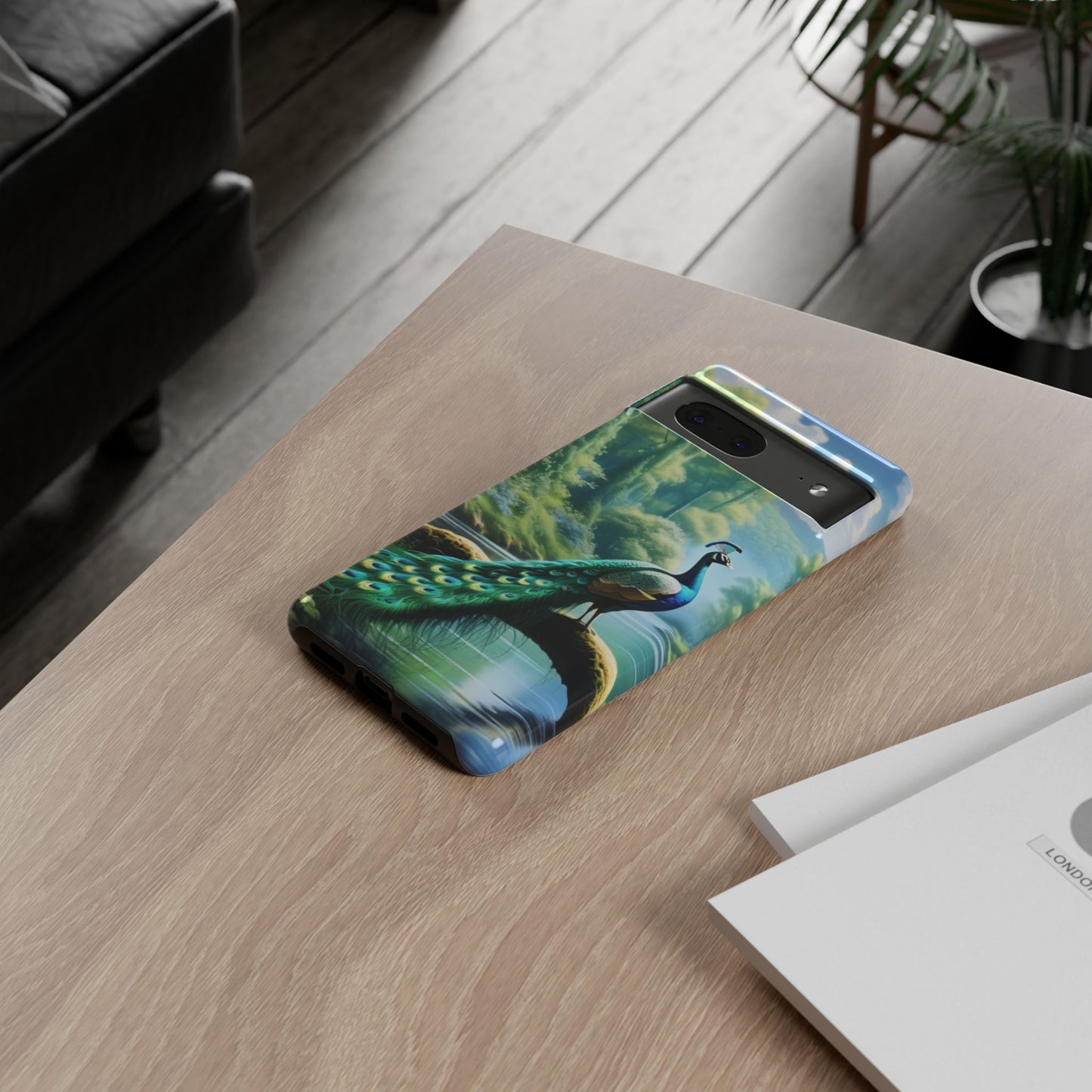 Feathers of Elegance (Peacock) Phone Case