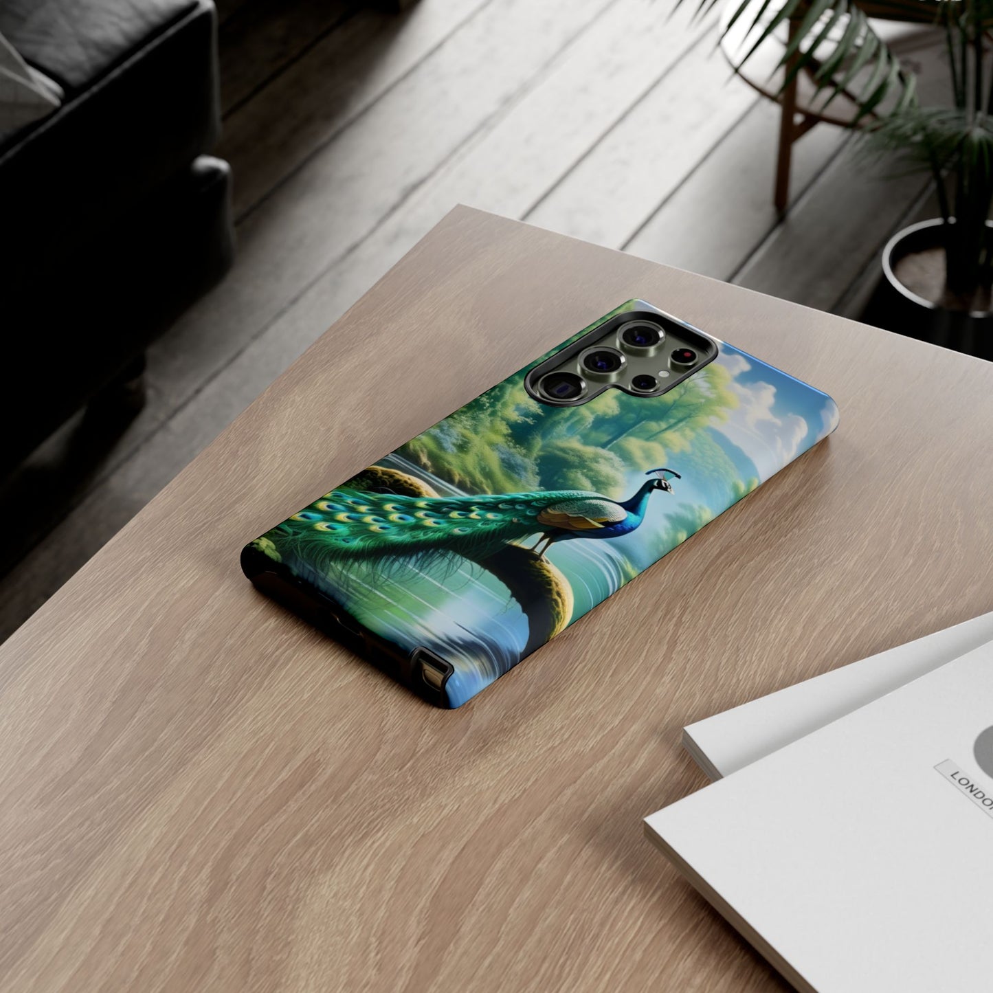 Feathers of Elegance (Peacock) Phone Case