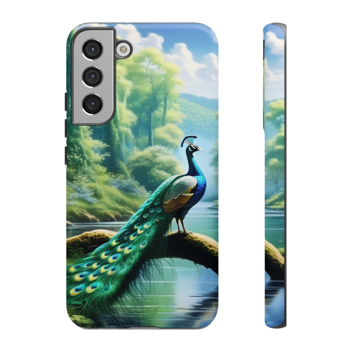Feathers of Elegance (Peacock) Phone Case