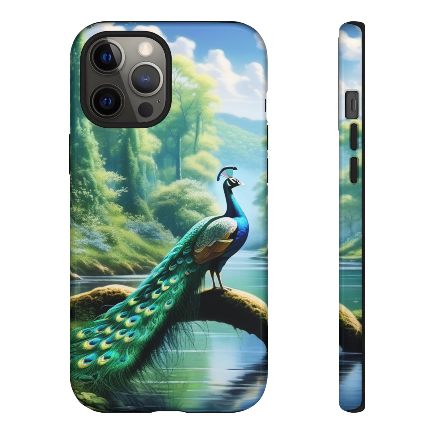Feathers of Elegance (Peacock) Phone Case