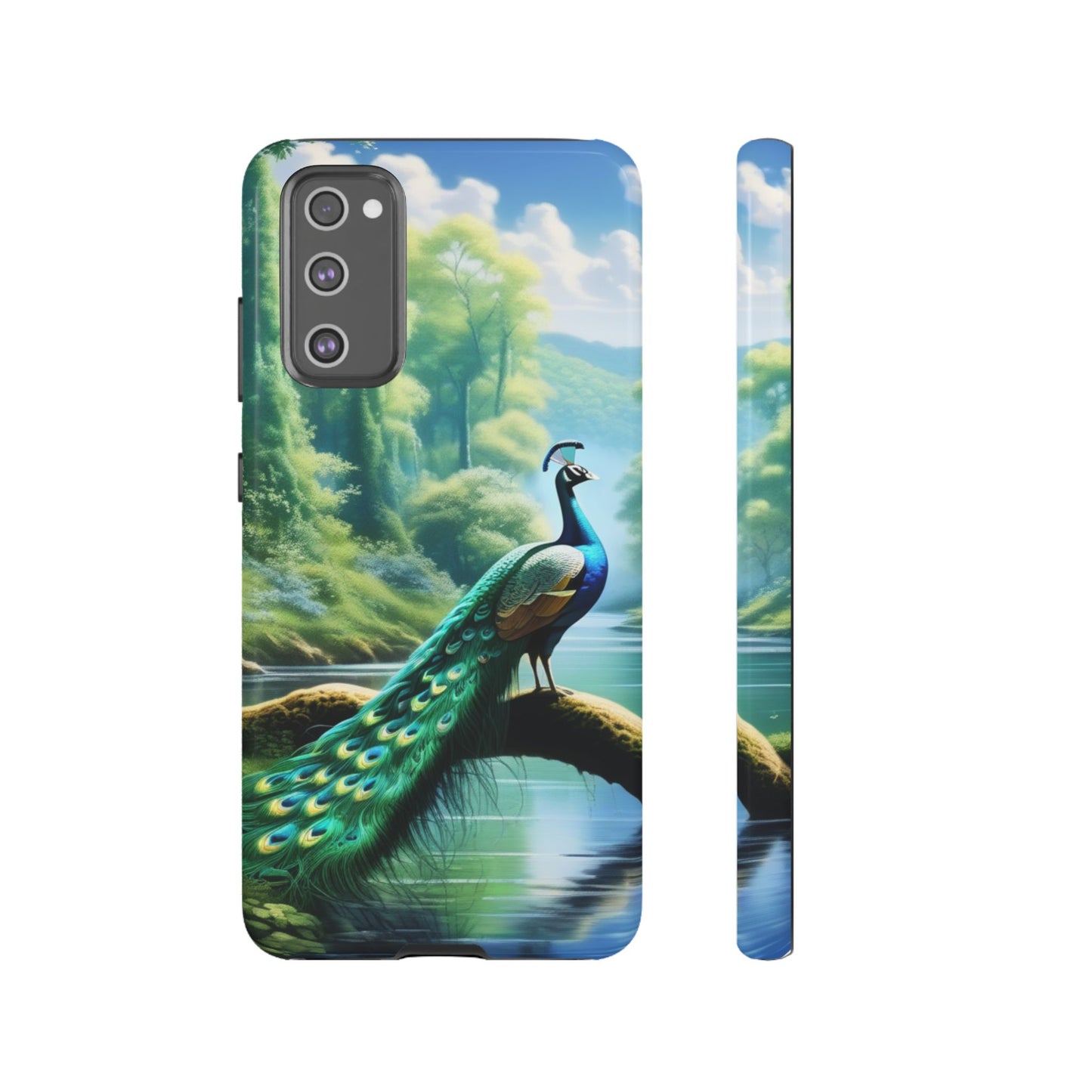 Feathers of Elegance (Peacock) Phone Case