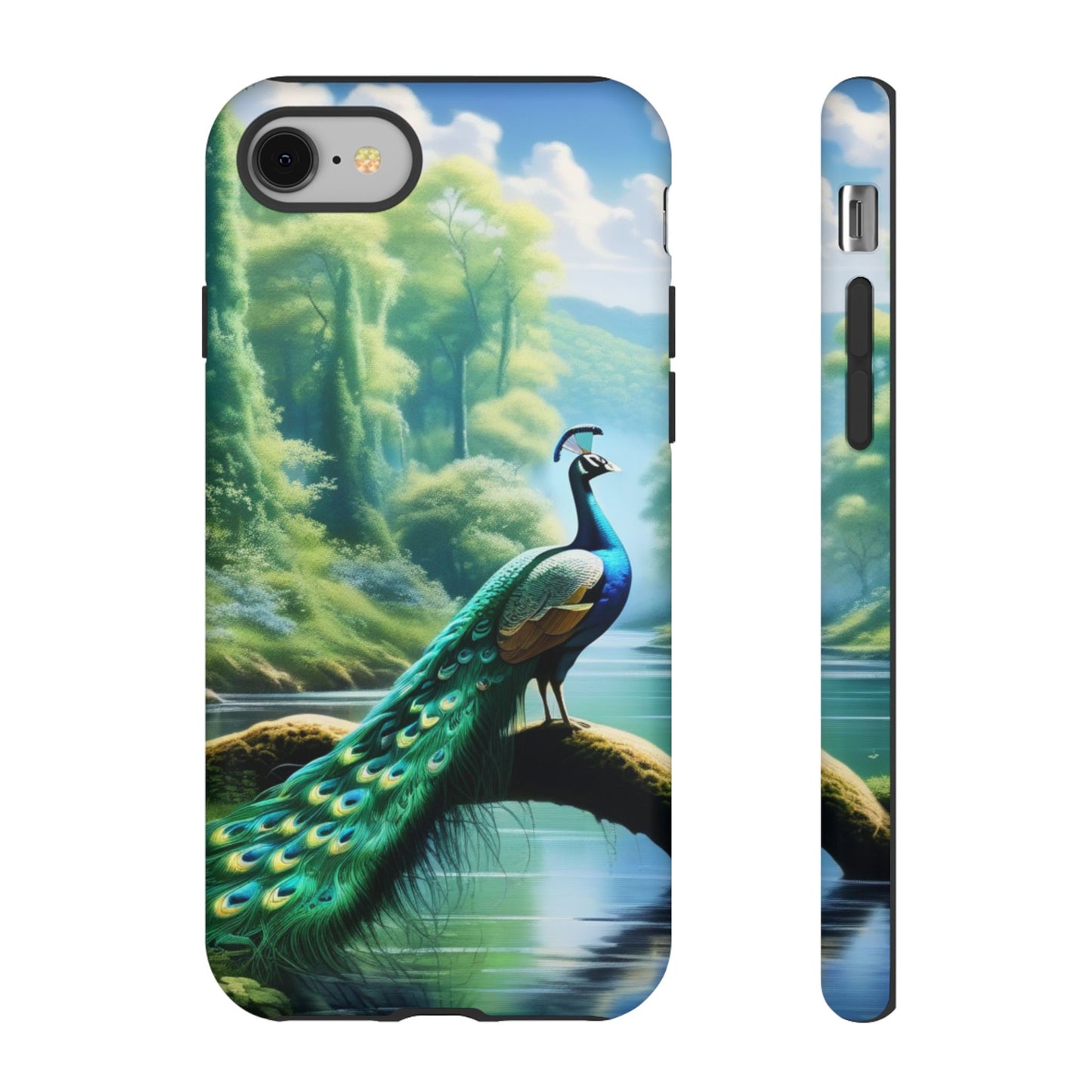 Feathers of Elegance (Peacock) Phone Case