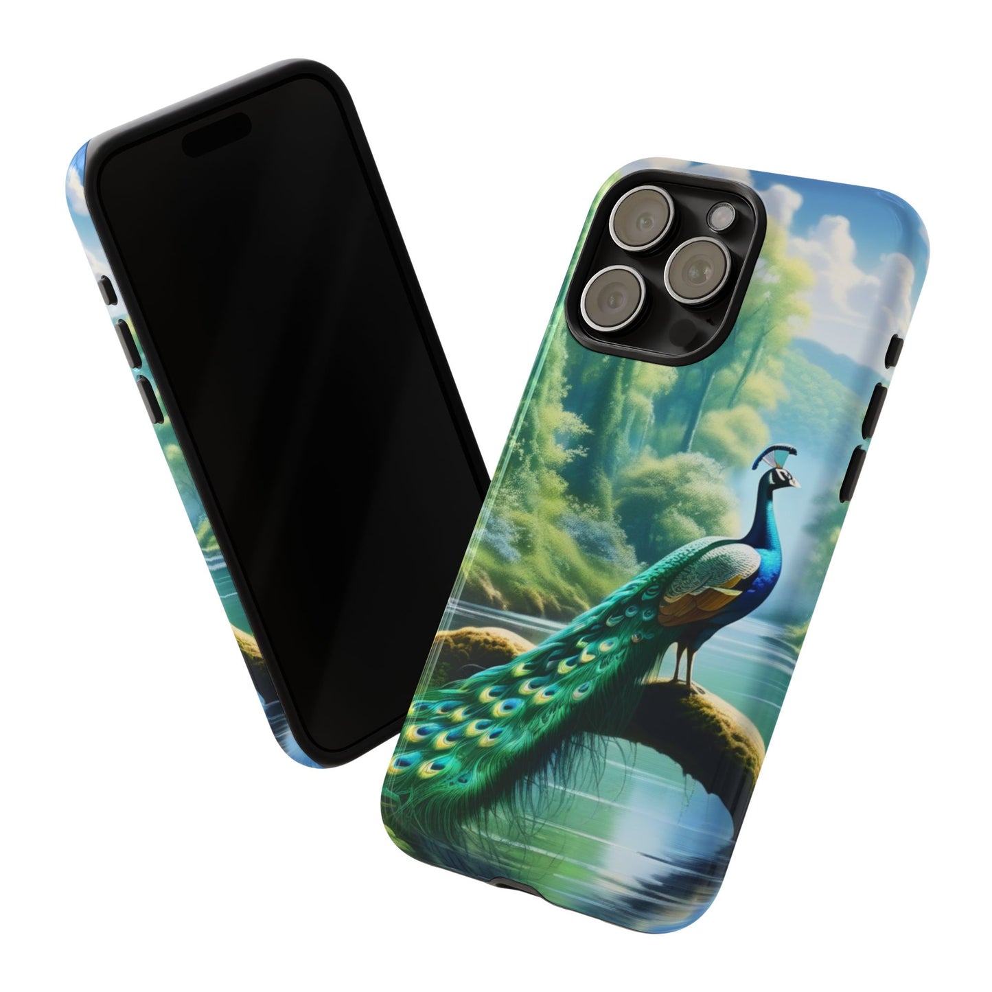 Feathers of Elegance (Peacock) Phone Case