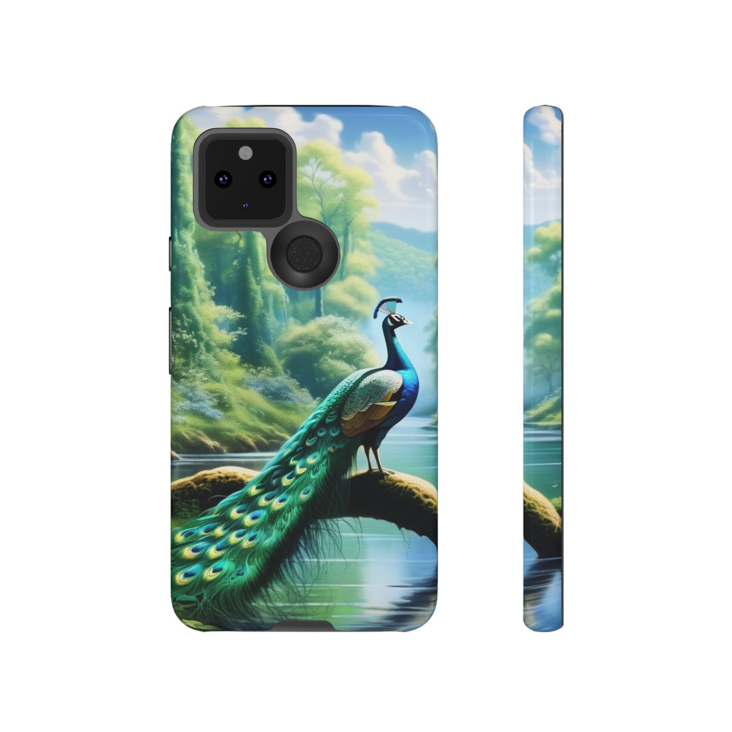 Feathers of Elegance (Peacock) Phone Case