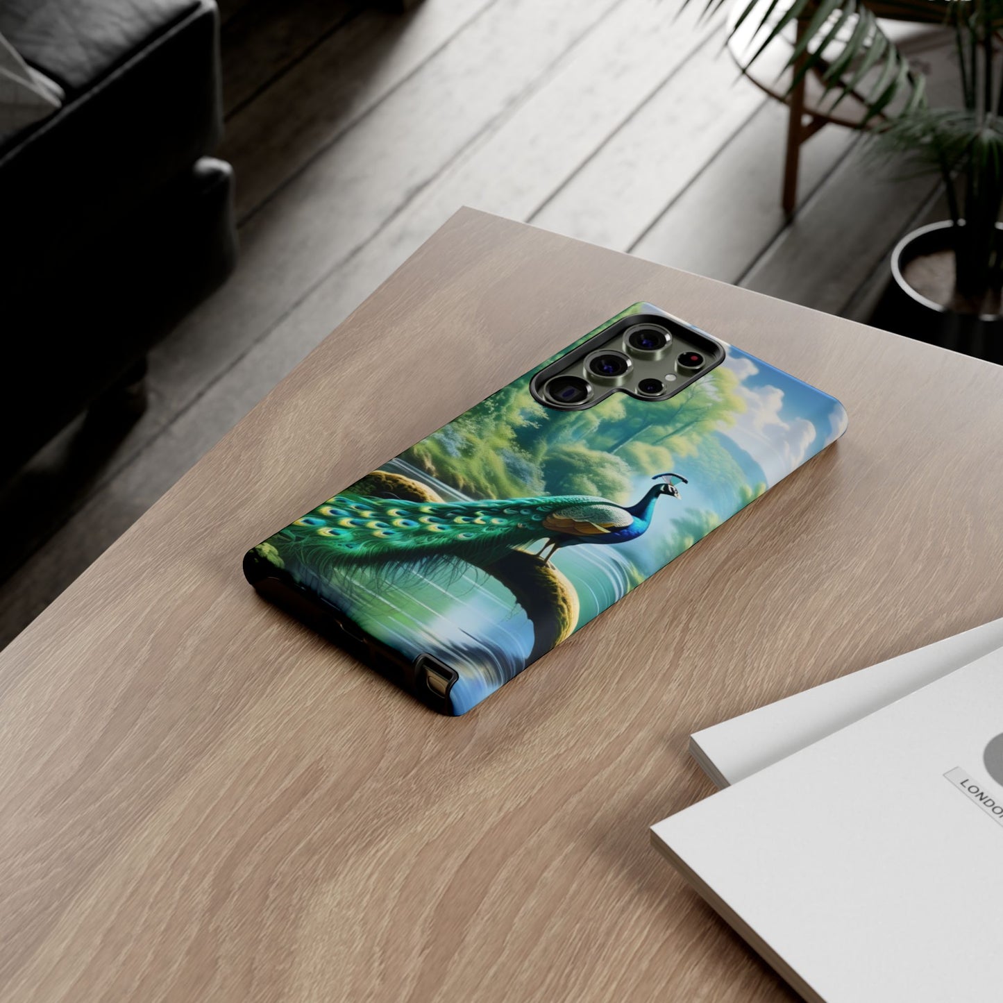 Feathers of Elegance (Peacock) Phone Case