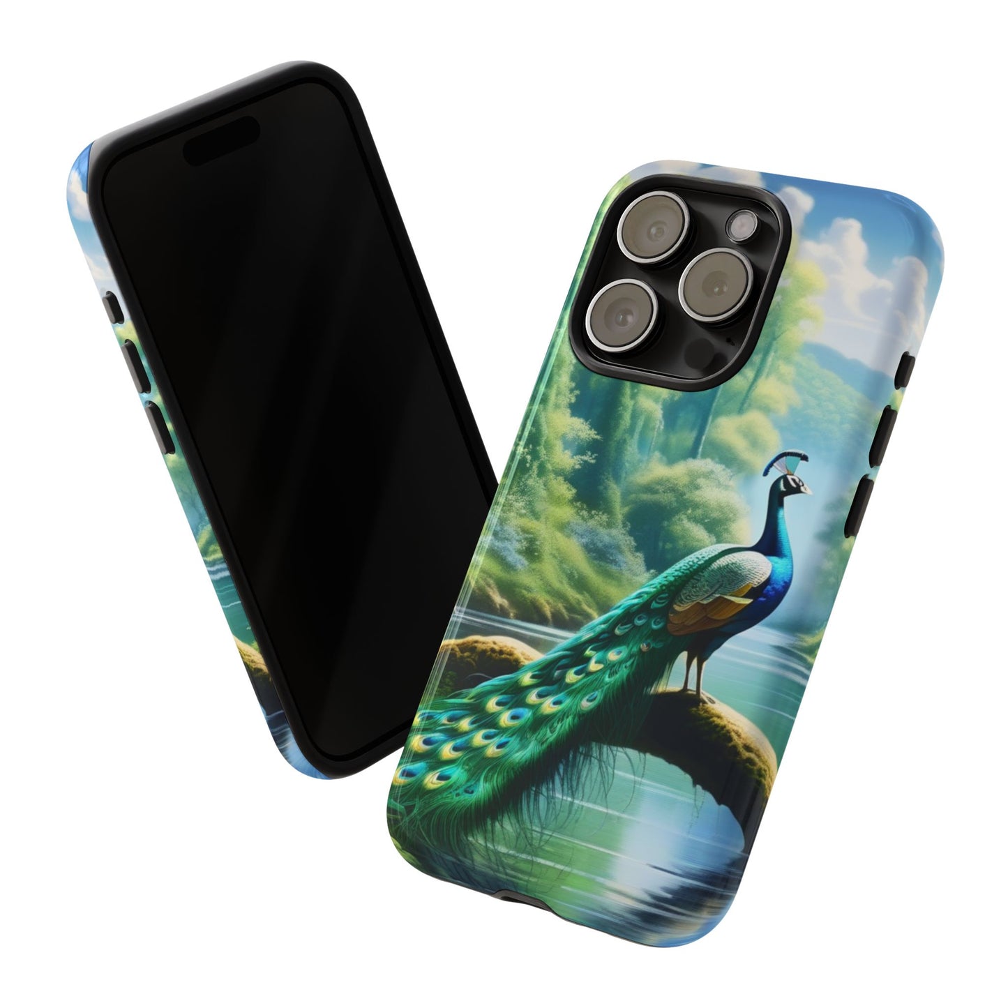 Feathers of Elegance (Peacock) Phone Case