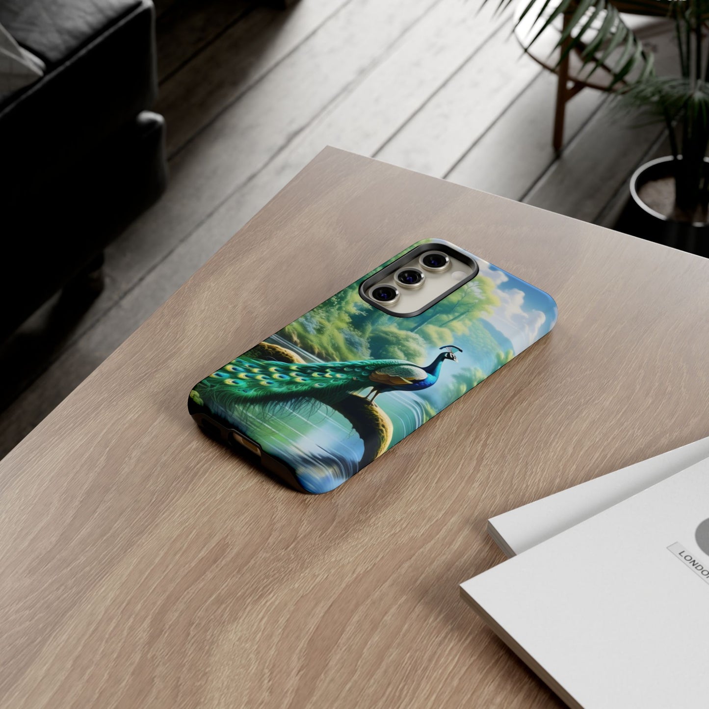 Feathers of Elegance (Peacock) Phone Case