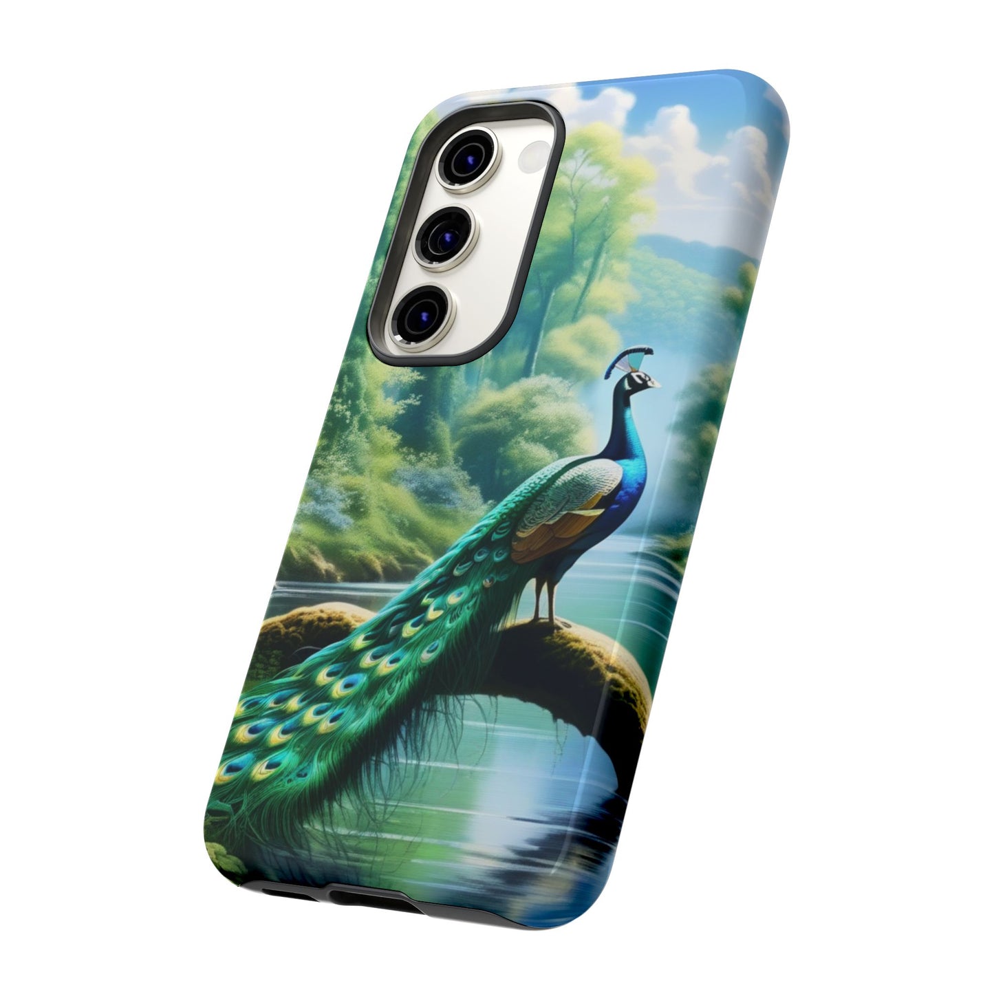 Feathers of Elegance (Peacock) Phone Case