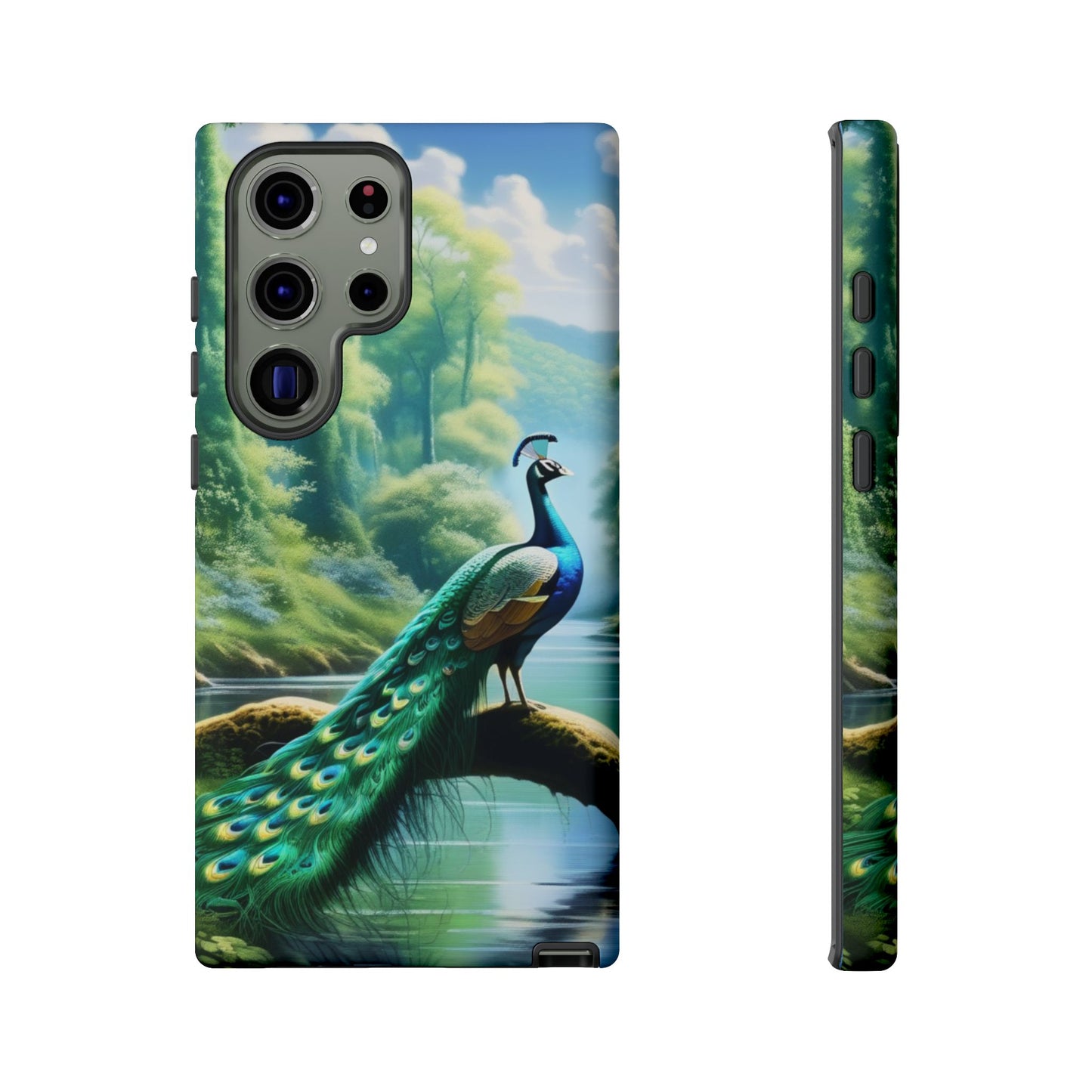 Feathers of Elegance (Peacock) Phone Case