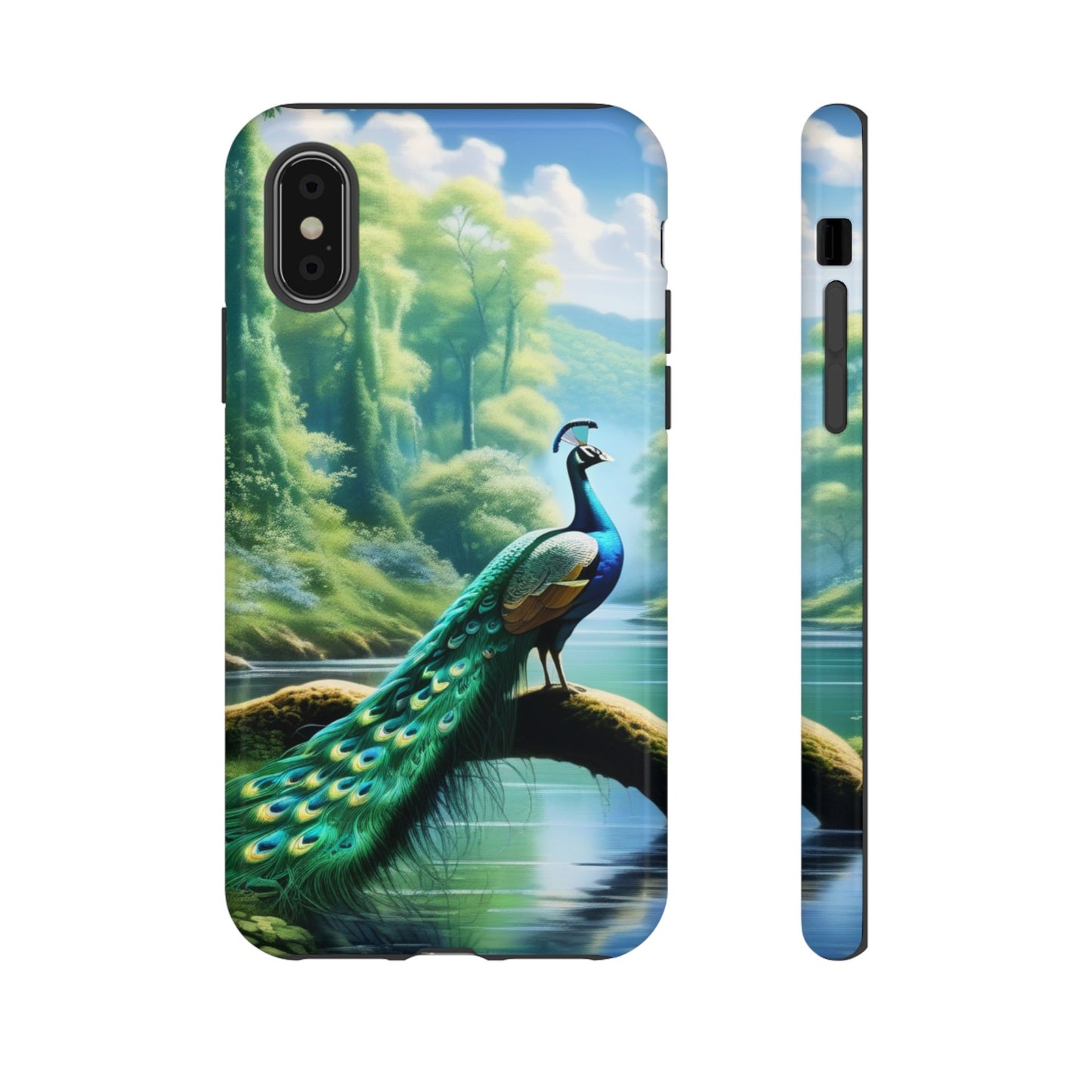 Feathers of Elegance (Peacock) Phone Case