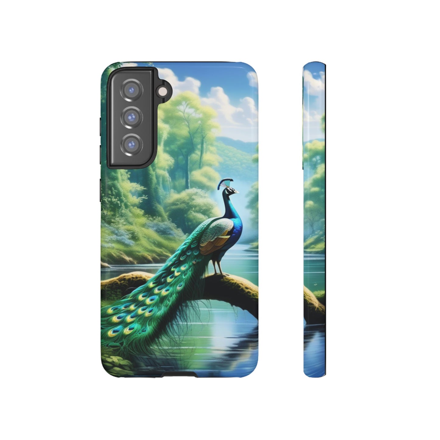 Feathers of Elegance (Peacock) Phone Case