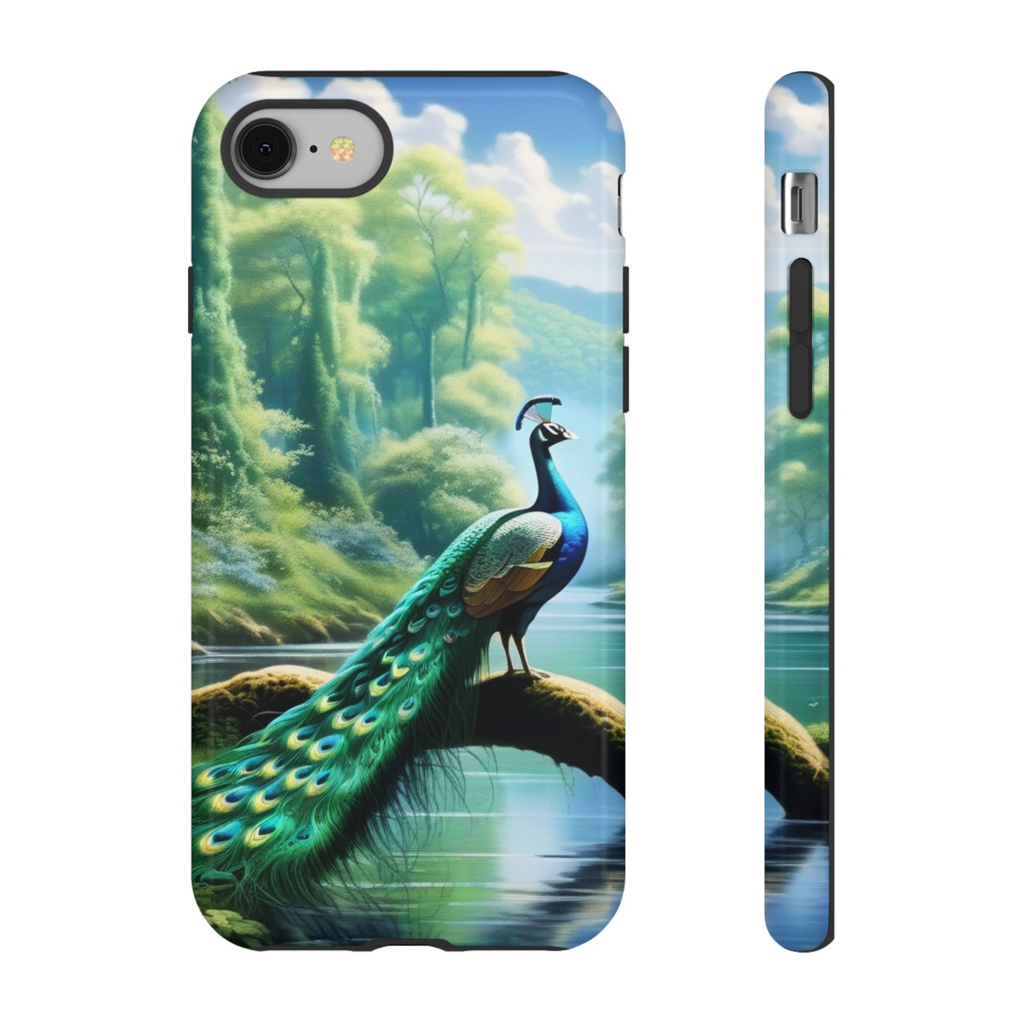 Feathers of Elegance (Peacock) Phone Case