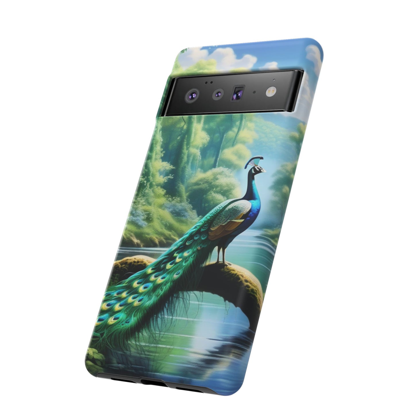 Feathers of Elegance (Peacock) Phone Case