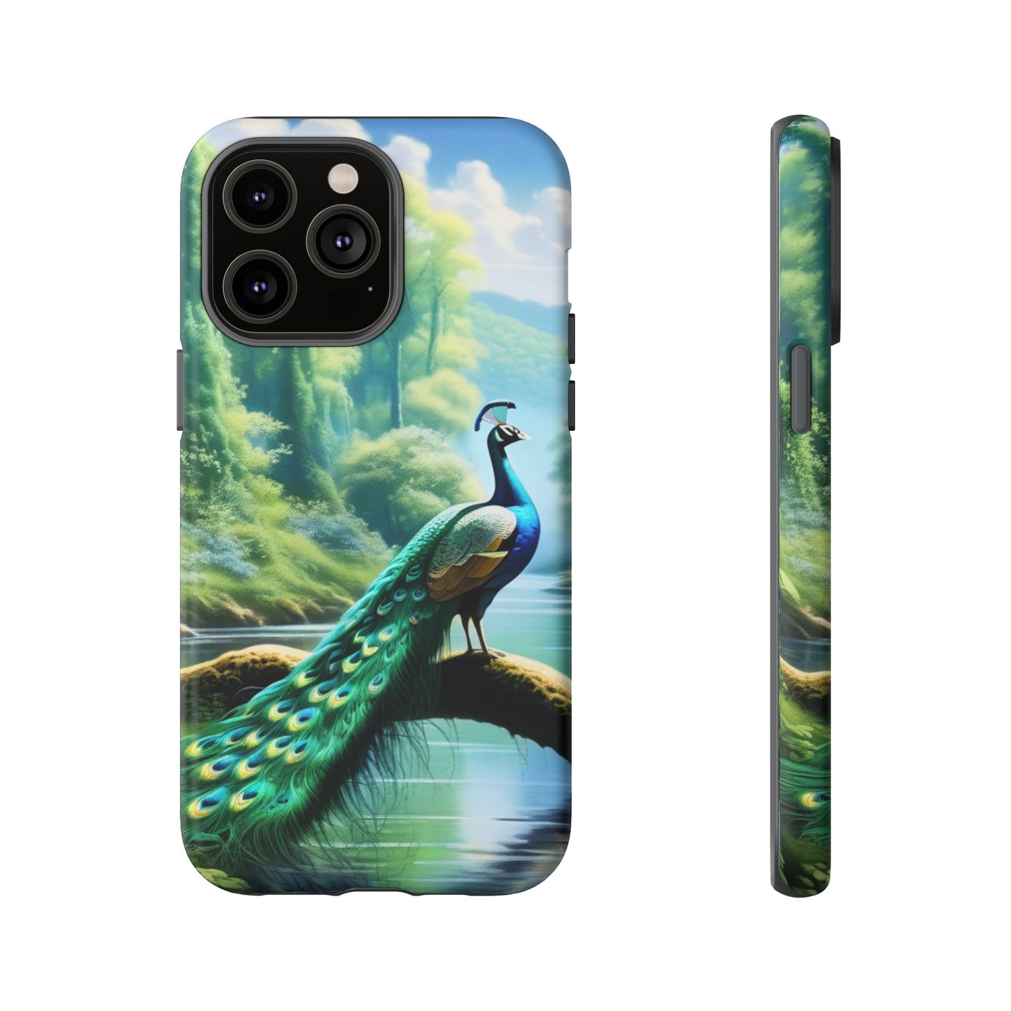 Feathers of Elegance (Peacock) Phone Case