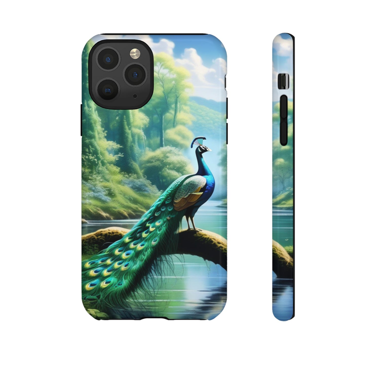 Feathers of Elegance (Peacock) Phone Case