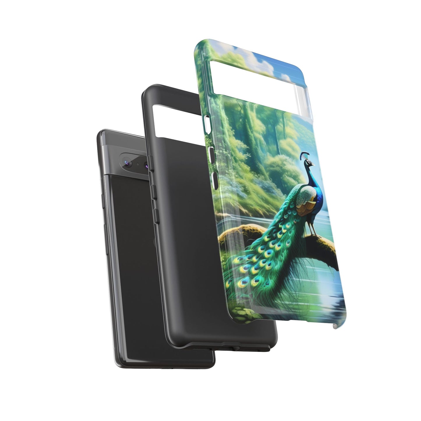 Feathers of Elegance (Peacock) Phone Case
