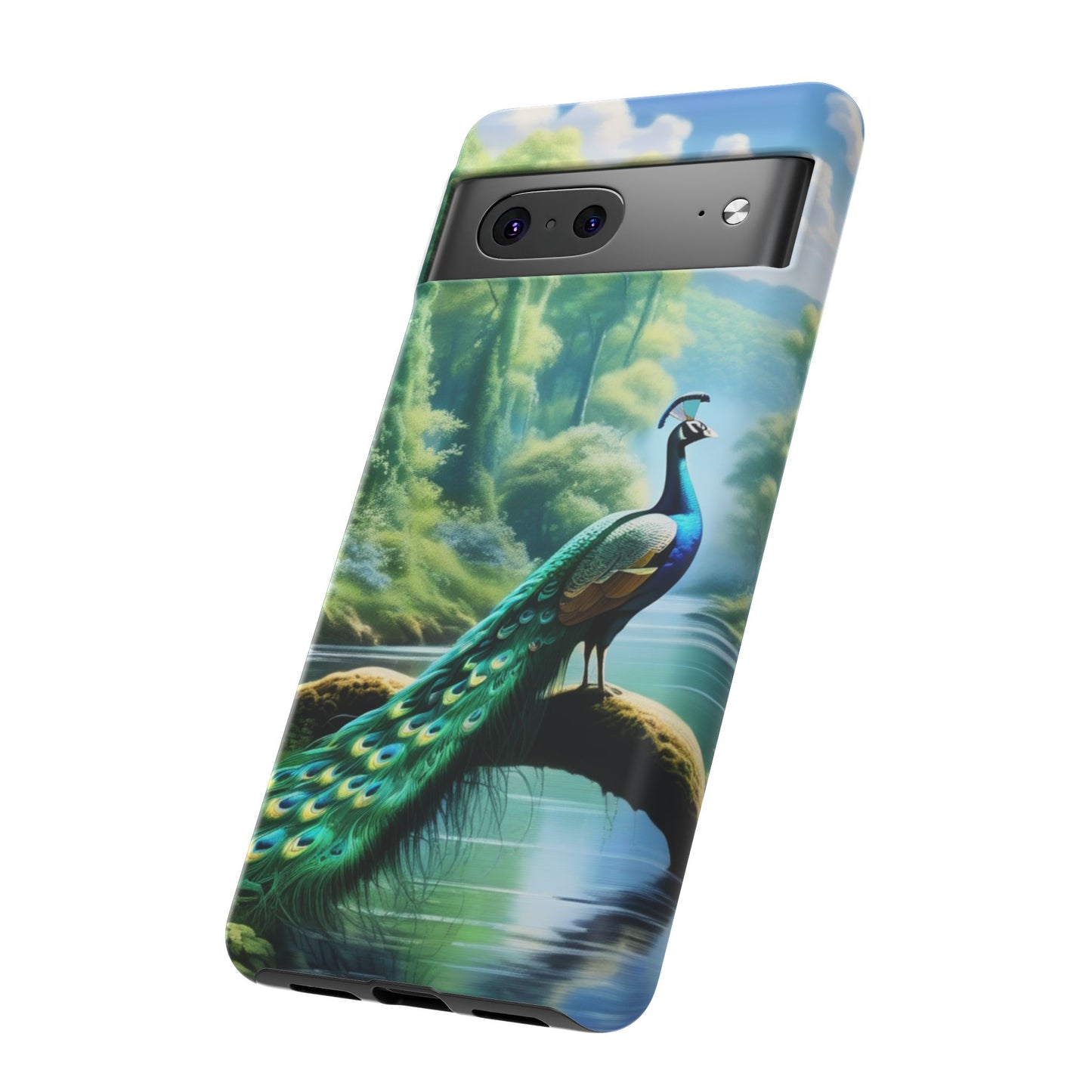 Feathers of Elegance (Peacock) Phone Case