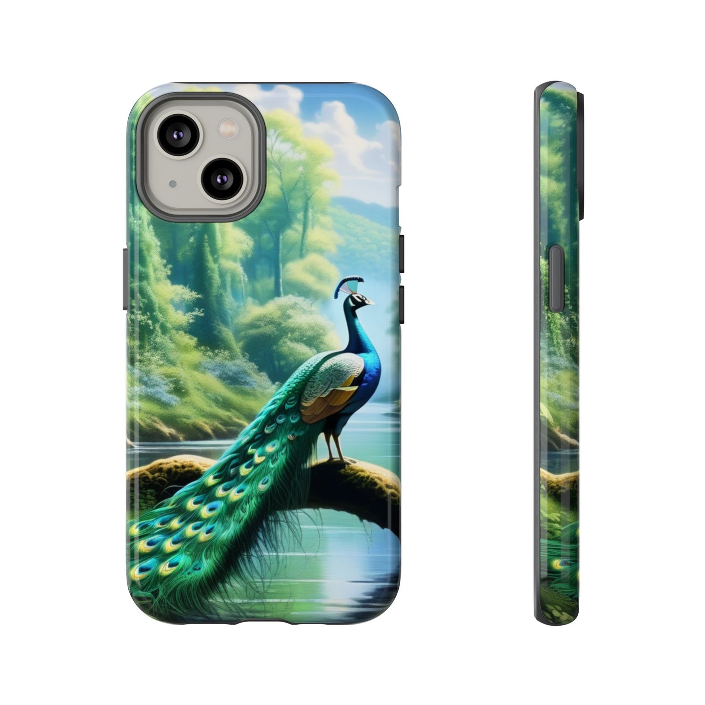 Feathers of Elegance (Peacock) Phone Case