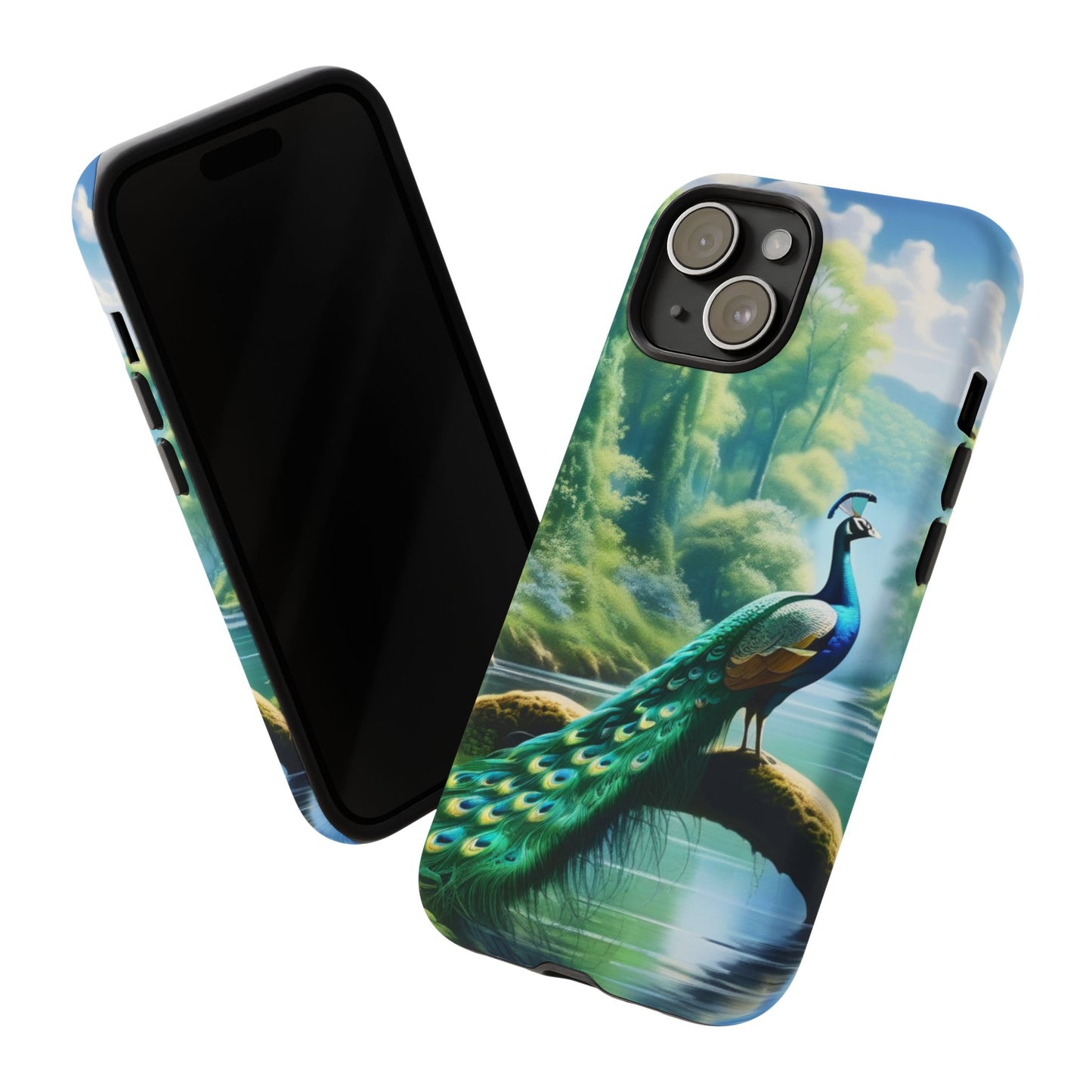 Feathers of Elegance (Peacock) Phone Case