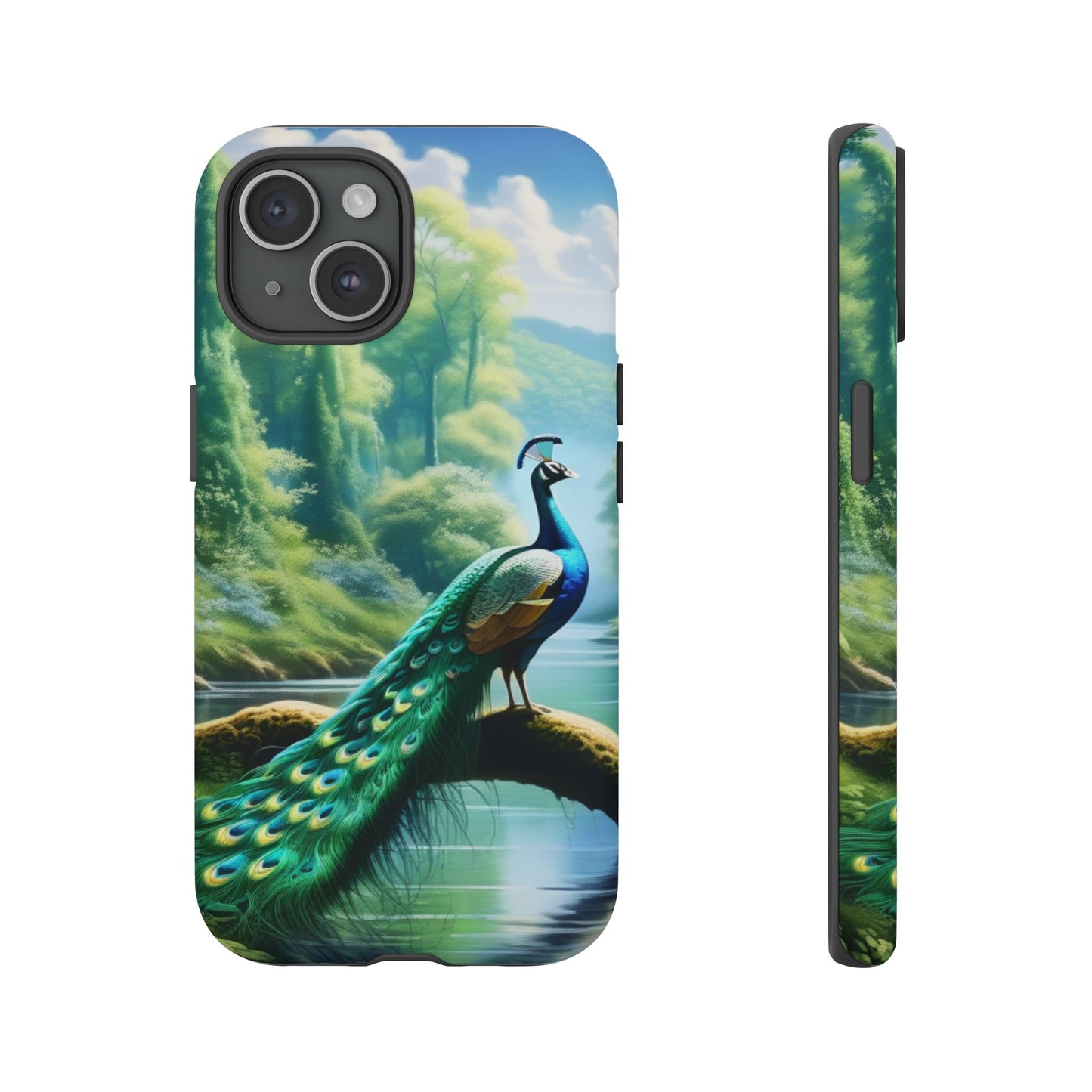 Feathers of Elegance (Peacock) Phone Case