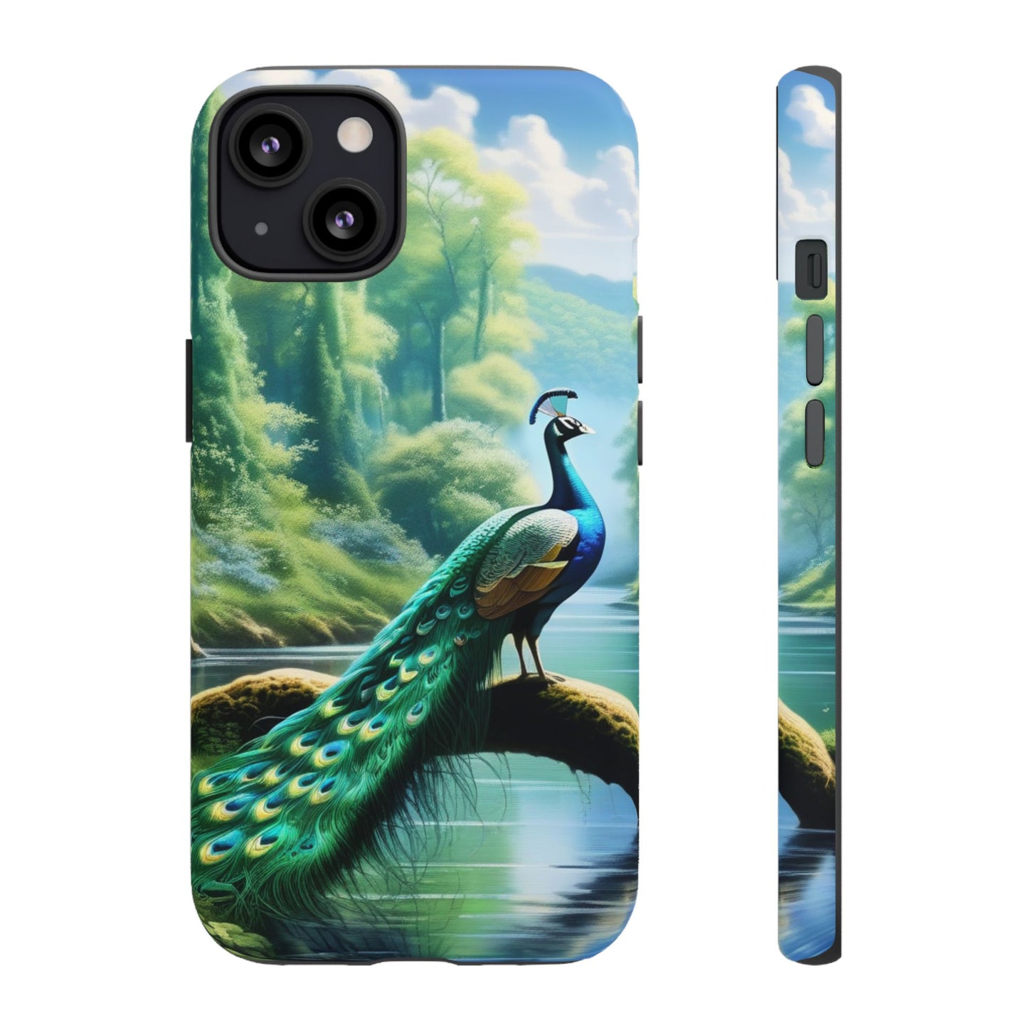 Feathers of Elegance (Peacock) Phone Case