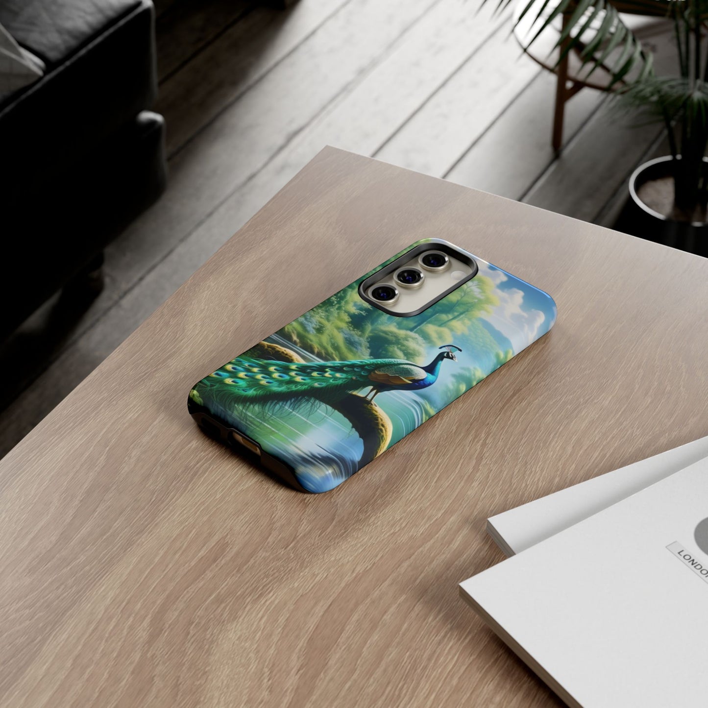 Feathers of Elegance (Peacock) Phone Case