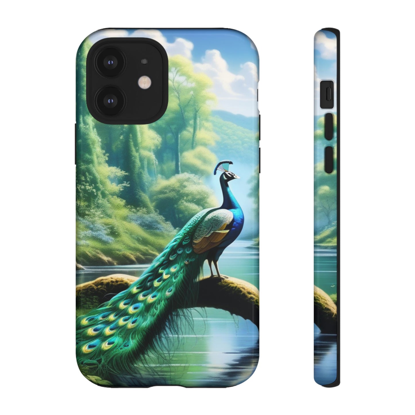 Feathers of Elegance (Peacock) Phone Case