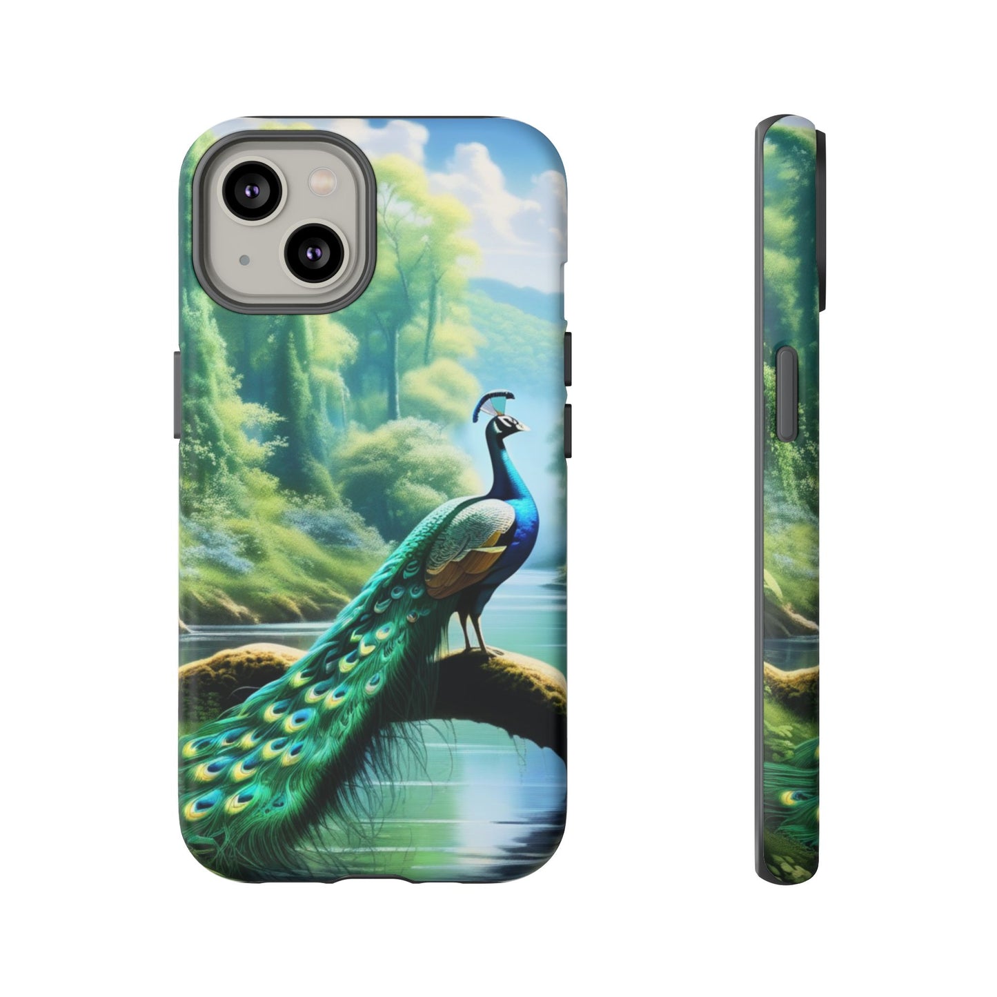 Feathers of Elegance (Peacock) Phone Case
