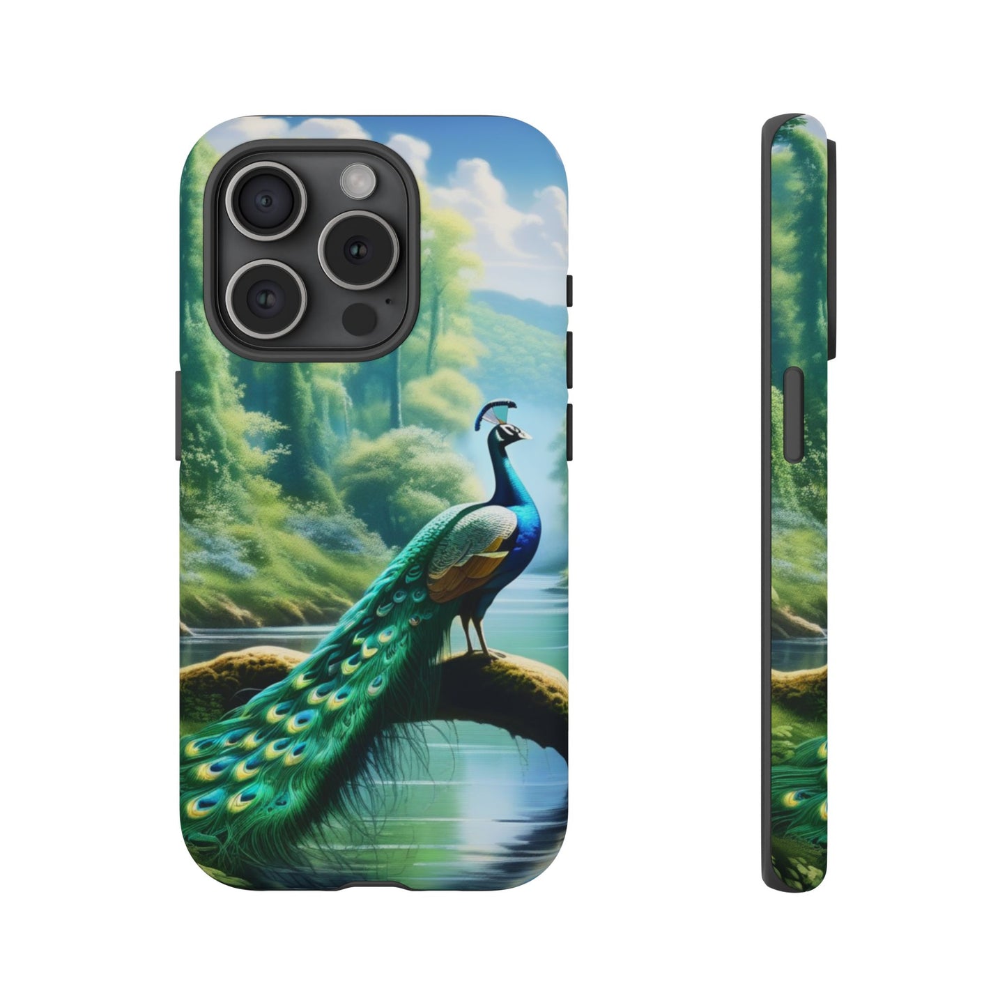Feathers of Elegance (Peacock) Phone Case