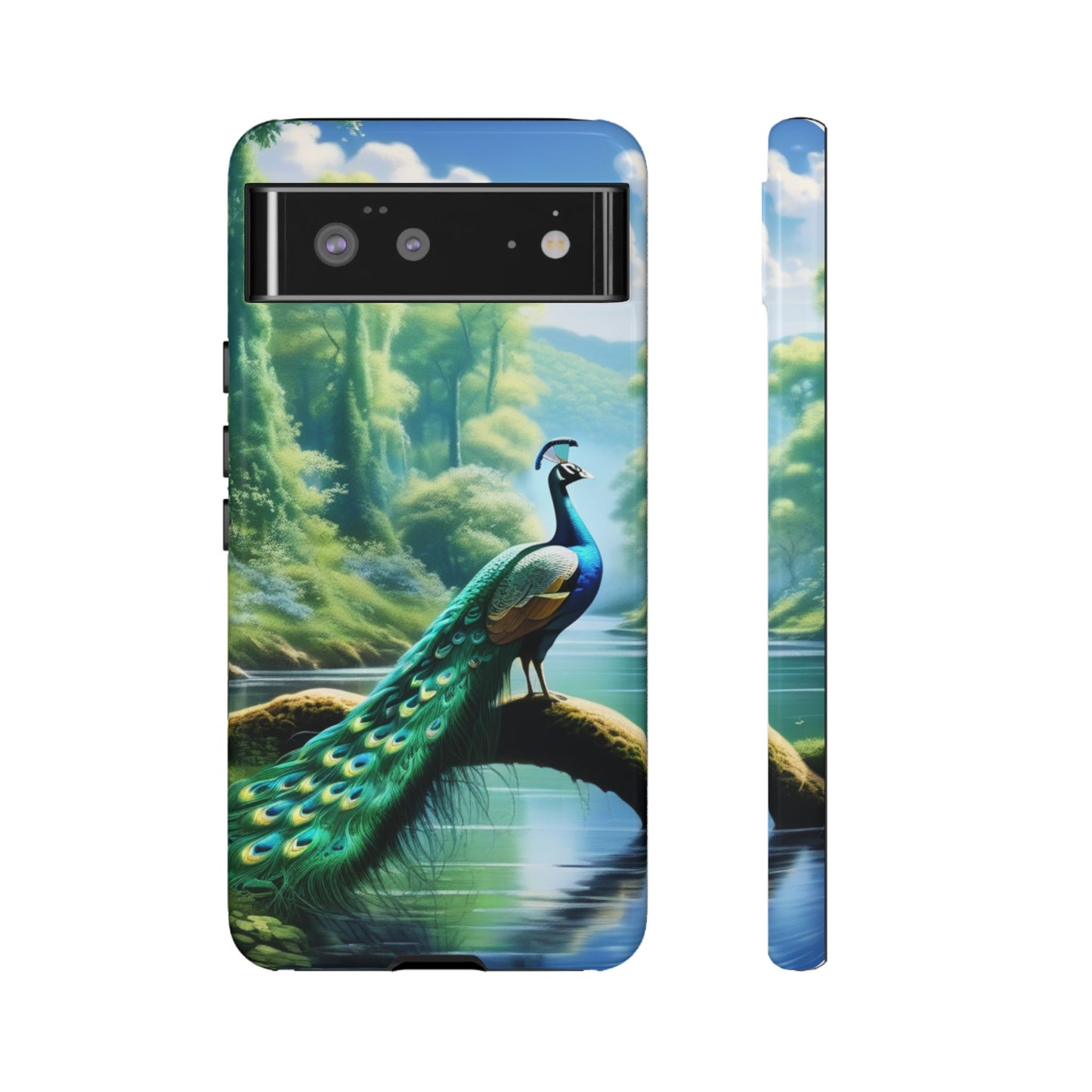Feathers of Elegance (Peacock) Phone Case