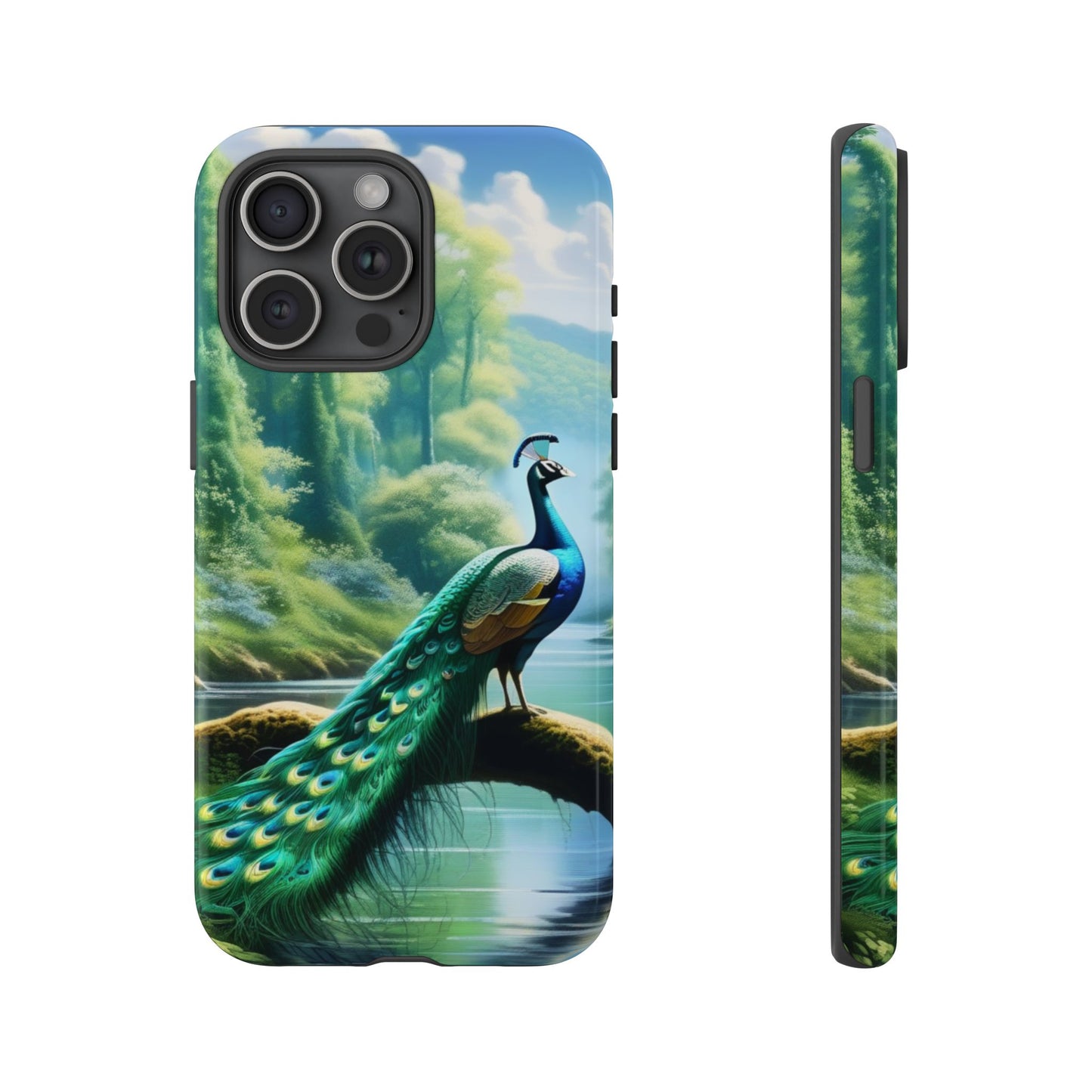 Feathers of Elegance (Peacock) Phone Case