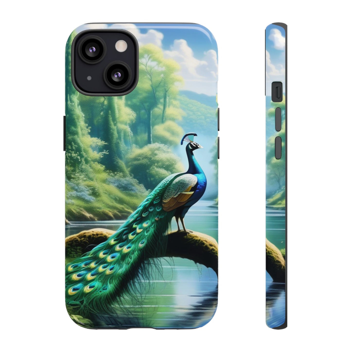 Feathers of Elegance (Peacock) Phone Case