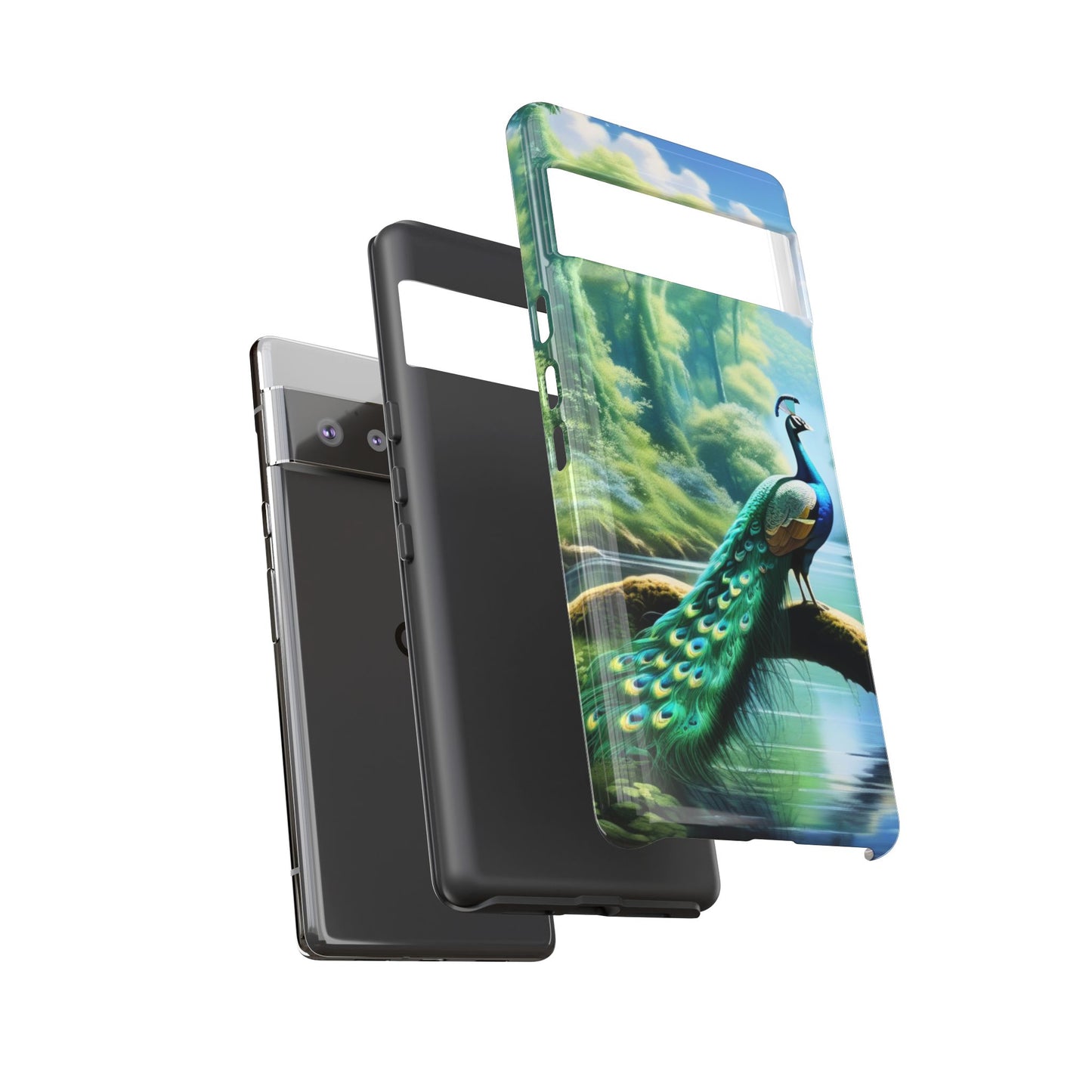 Feathers of Elegance (Peacock) Phone Case