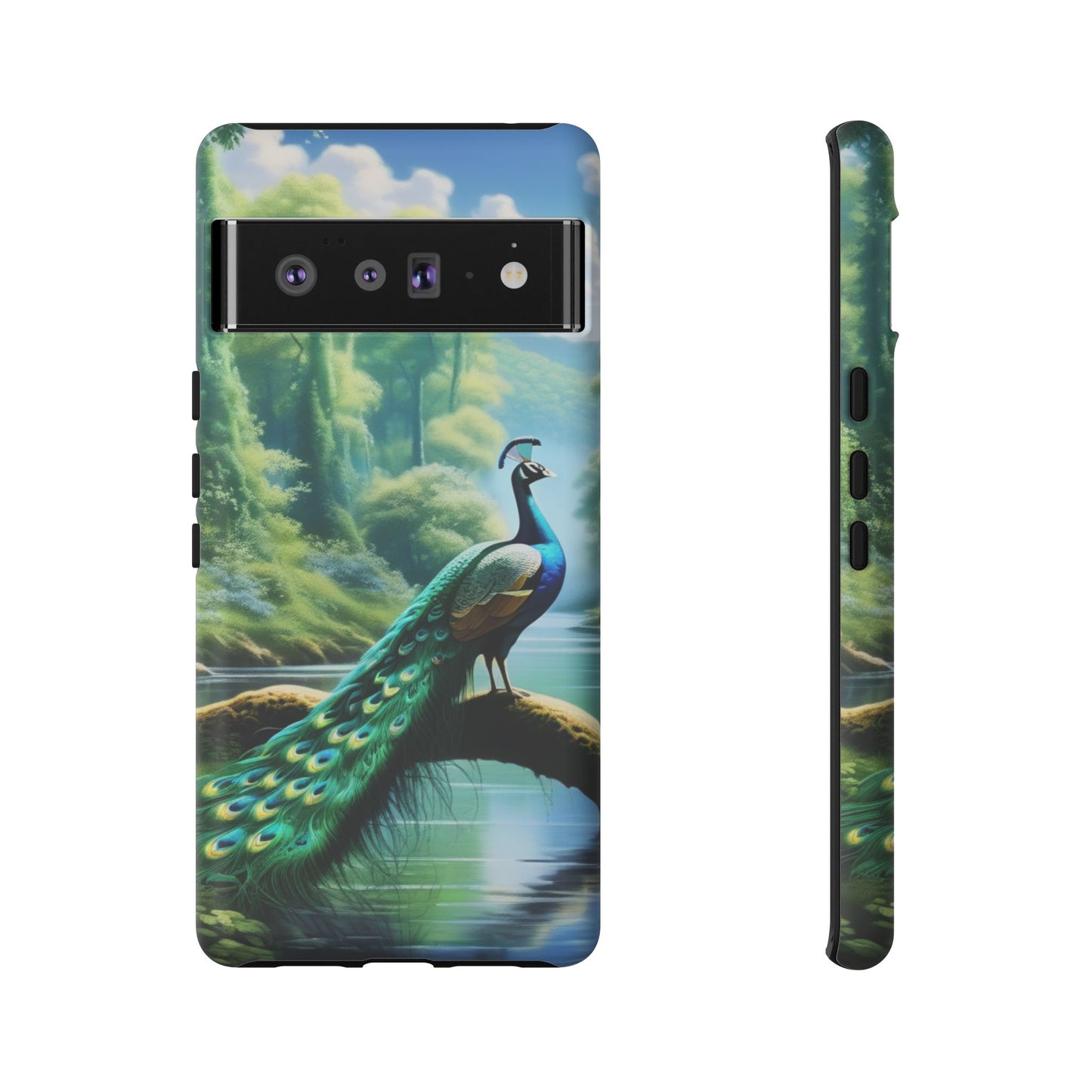 Feathers of Elegance (Peacock) Phone Case