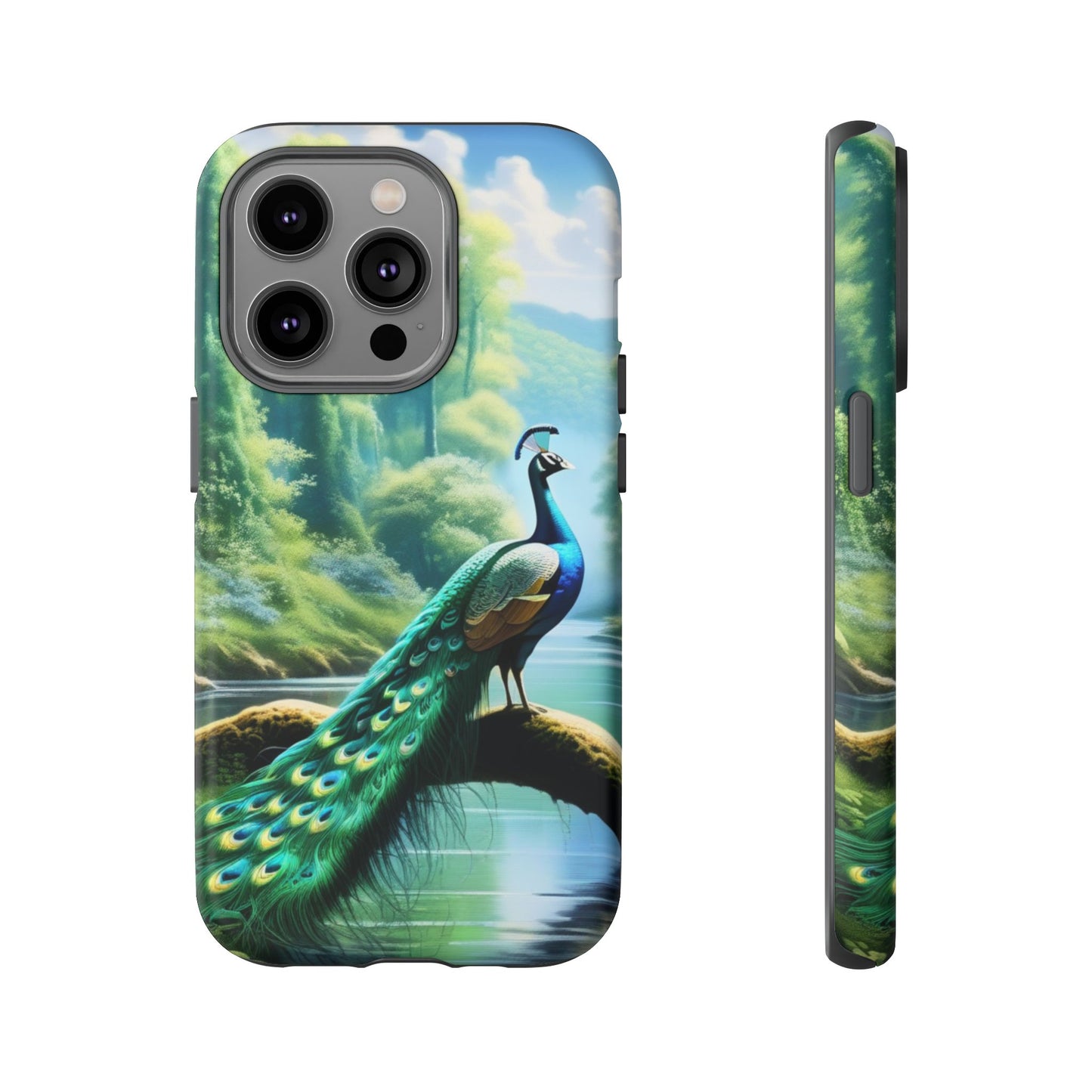 Feathers of Elegance (Peacock) Phone Case