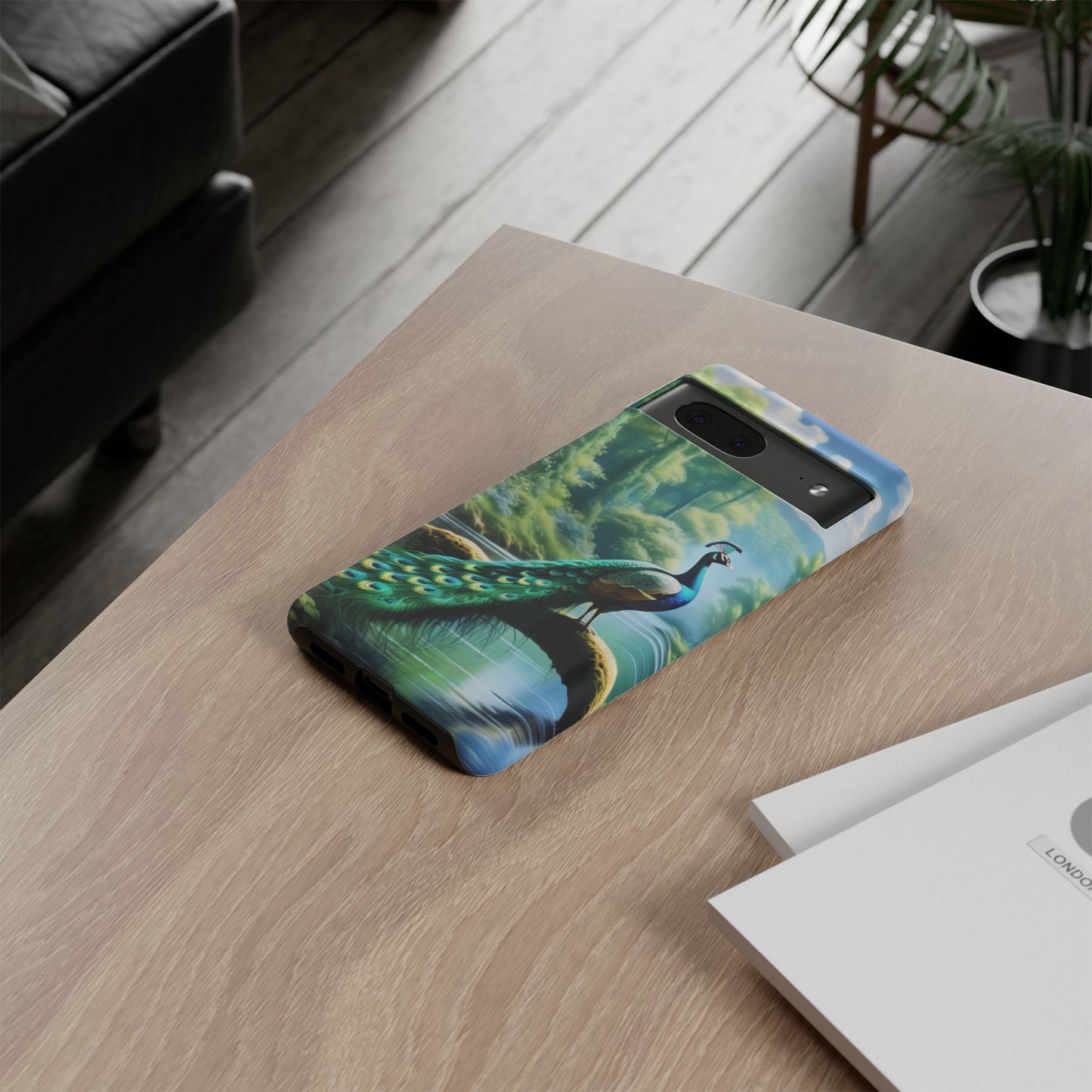 Feathers of Elegance (Peacock) Phone Case