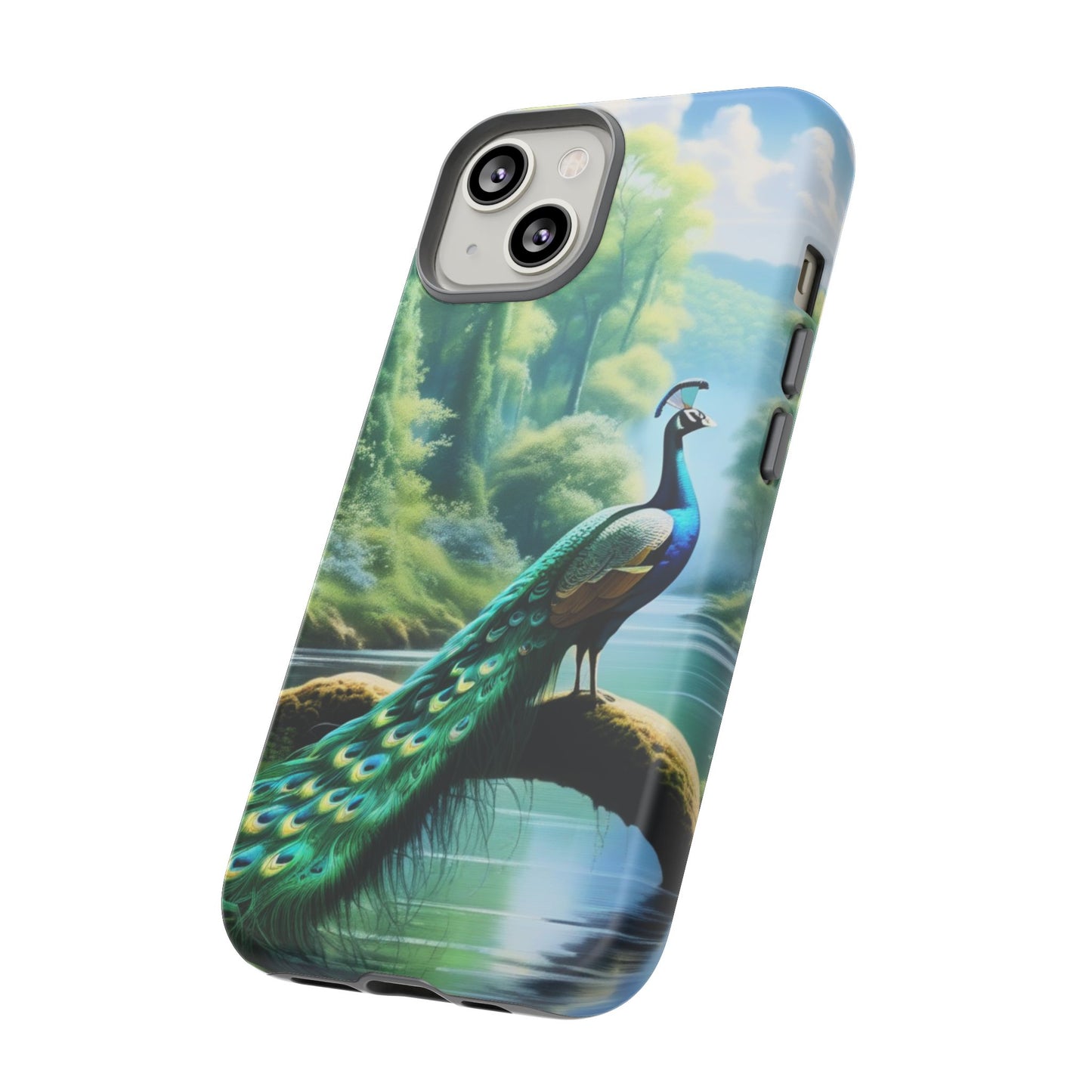 Feathers of Elegance (Peacock) Phone Case