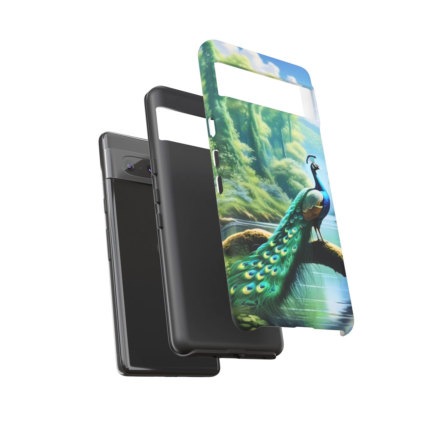 Feathers of Elegance (Peacock) Phone Case