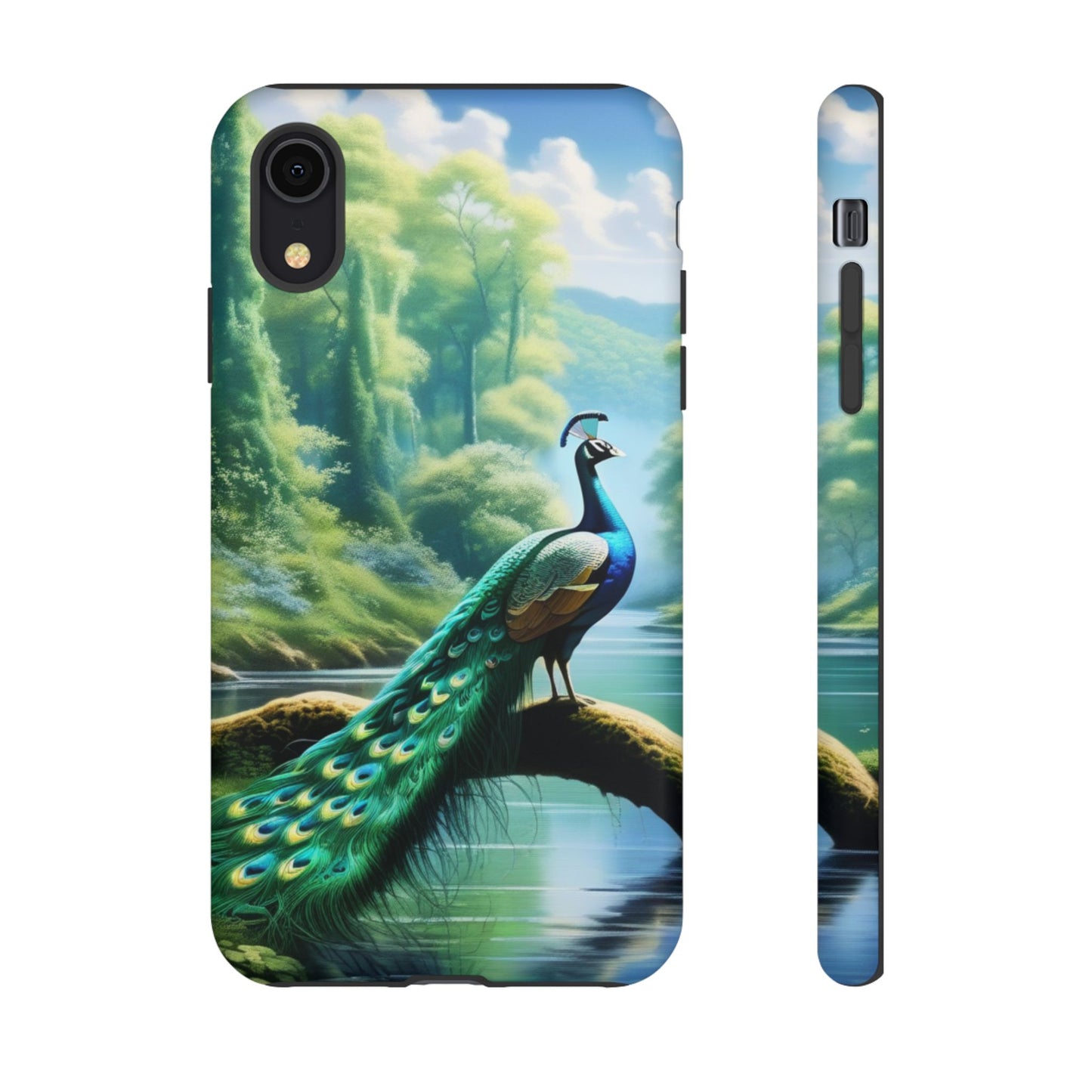Feathers of Elegance (Peacock) Phone Case