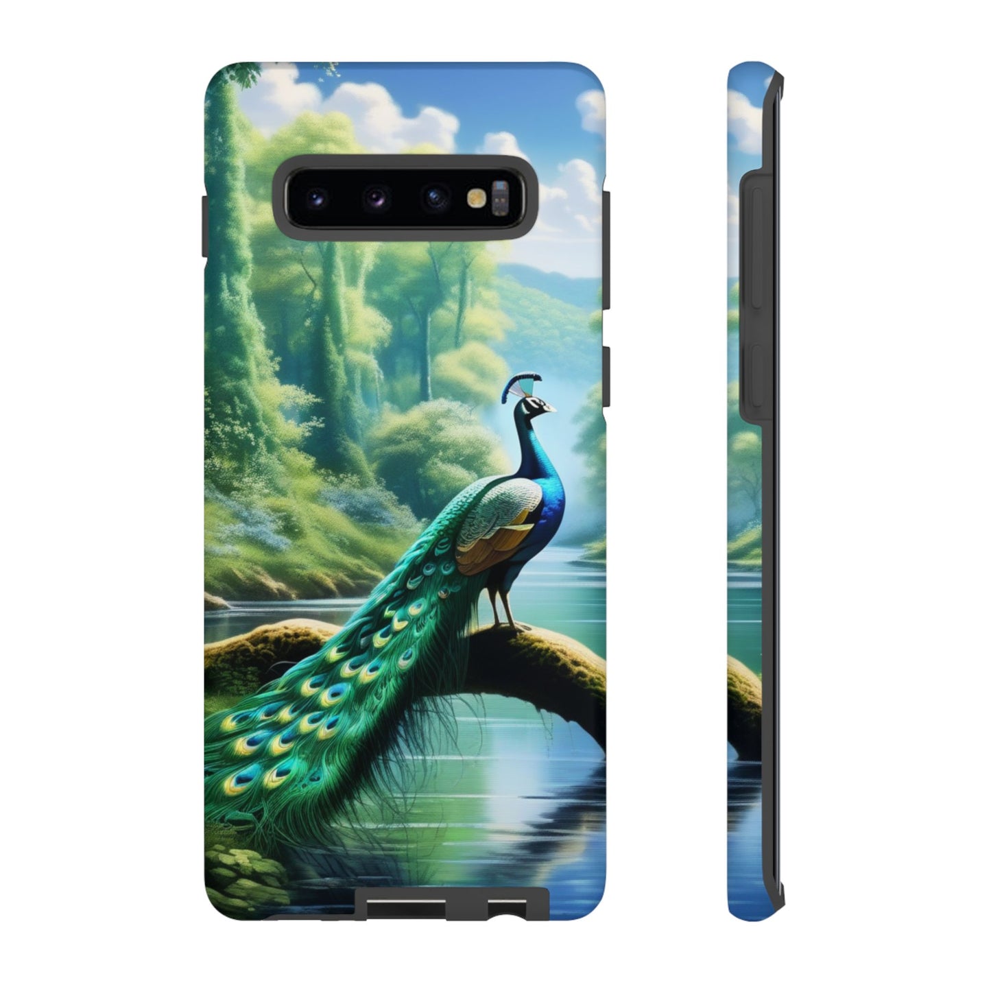 Feathers of Elegance (Peacock) Phone Case
