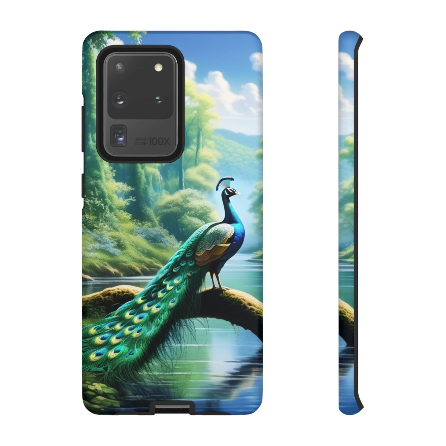 Feathers of Elegance (Peacock) Phone Case